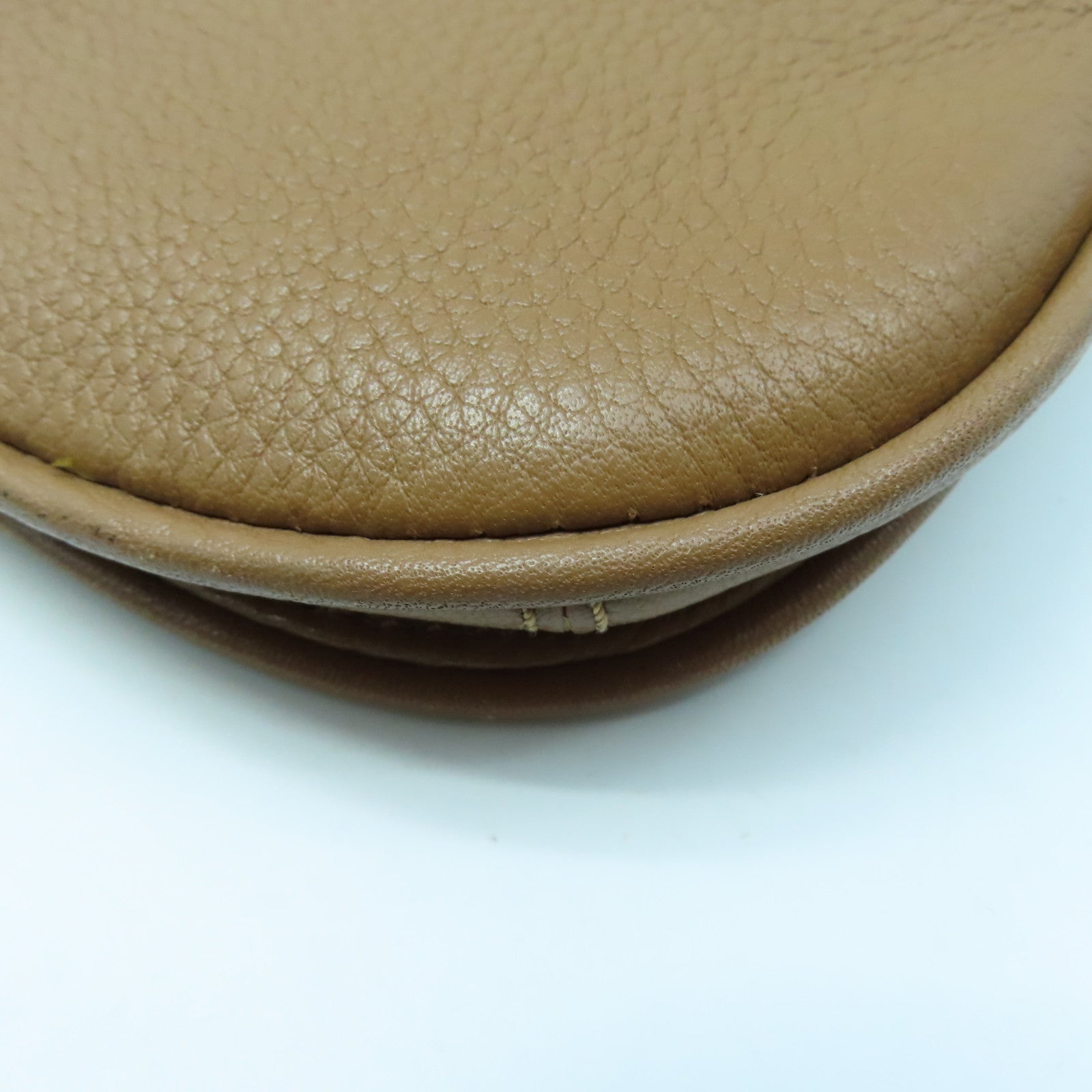 Tory Burch 牛皮皮革Shoulder Bag金扣肩背袋褐色