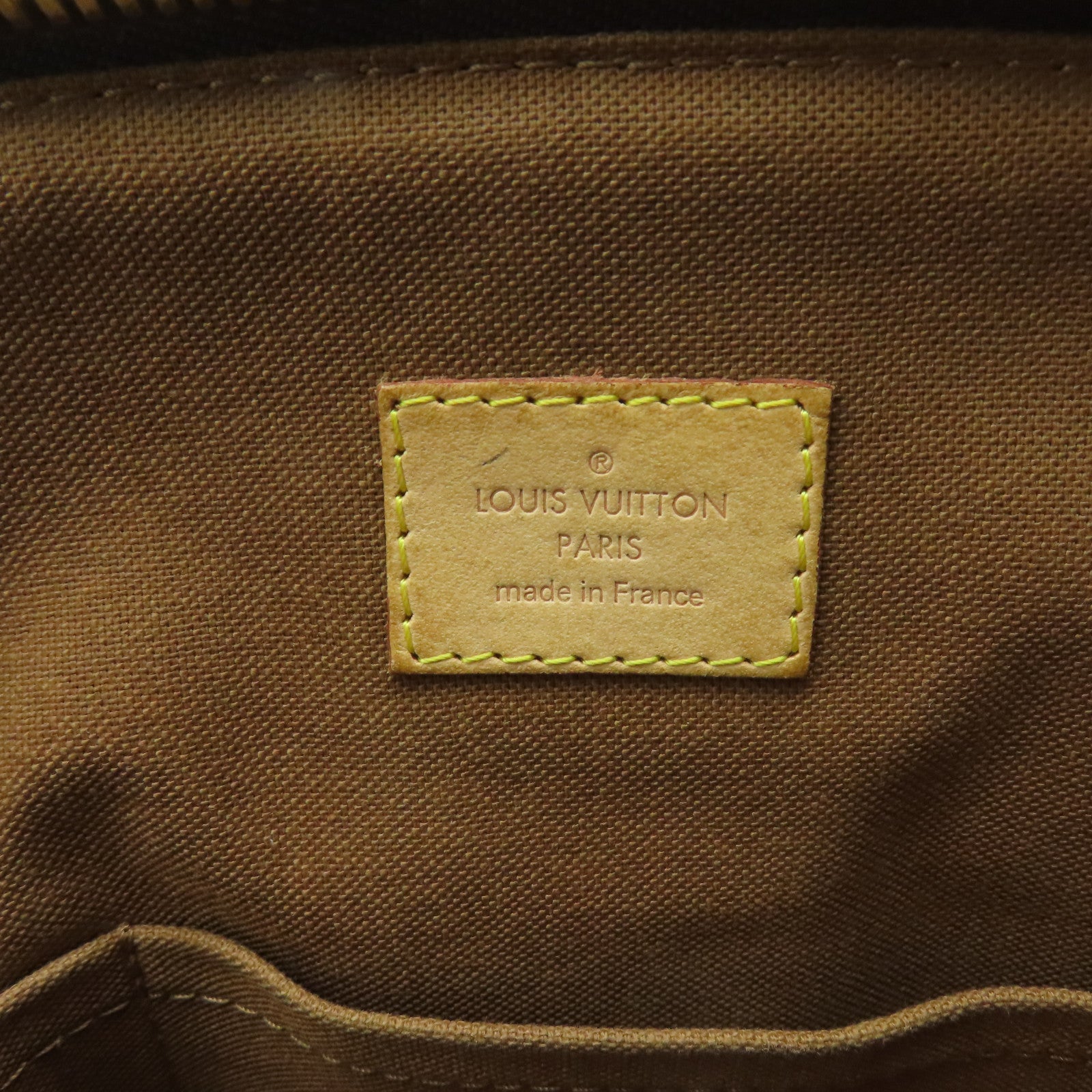 LOUIS VUITTON Monogram Tivoli GM金扣肩背袋啡色