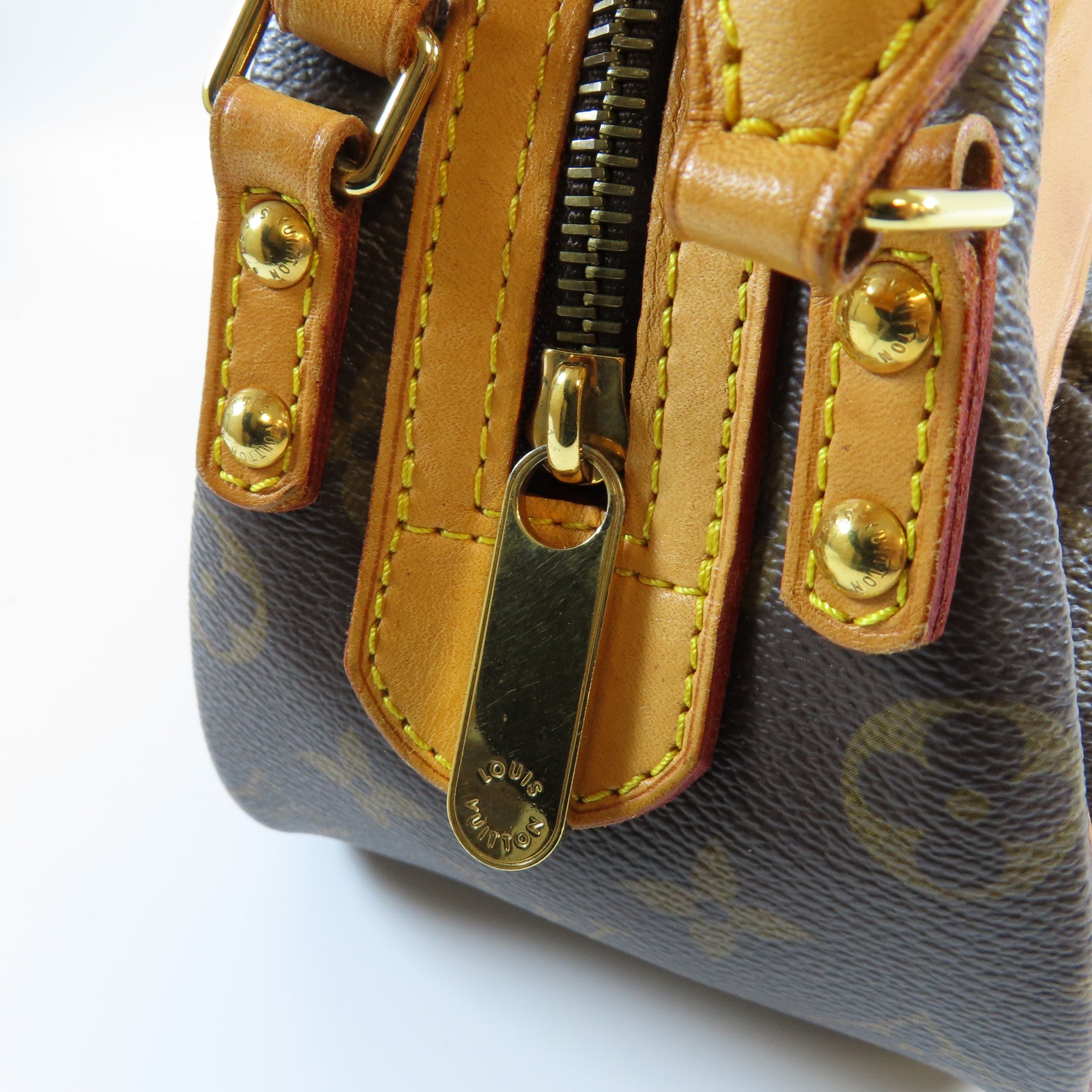LOUIS VUITTON Monogram Klara金扣肩背袋啡色