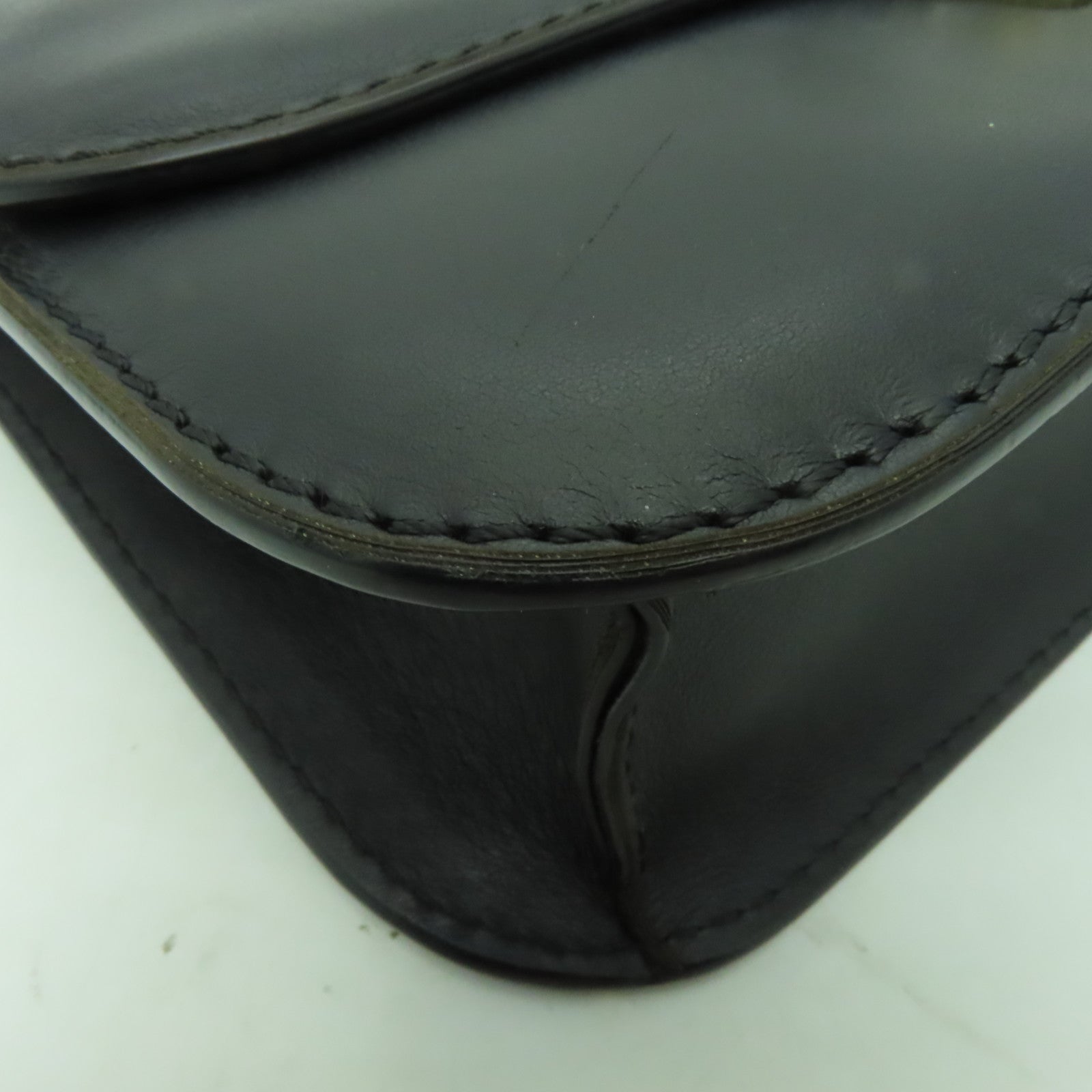 Valentino 牛皮皮革Chain Shoulder Bag金扣鏈帶肩背袋黒色