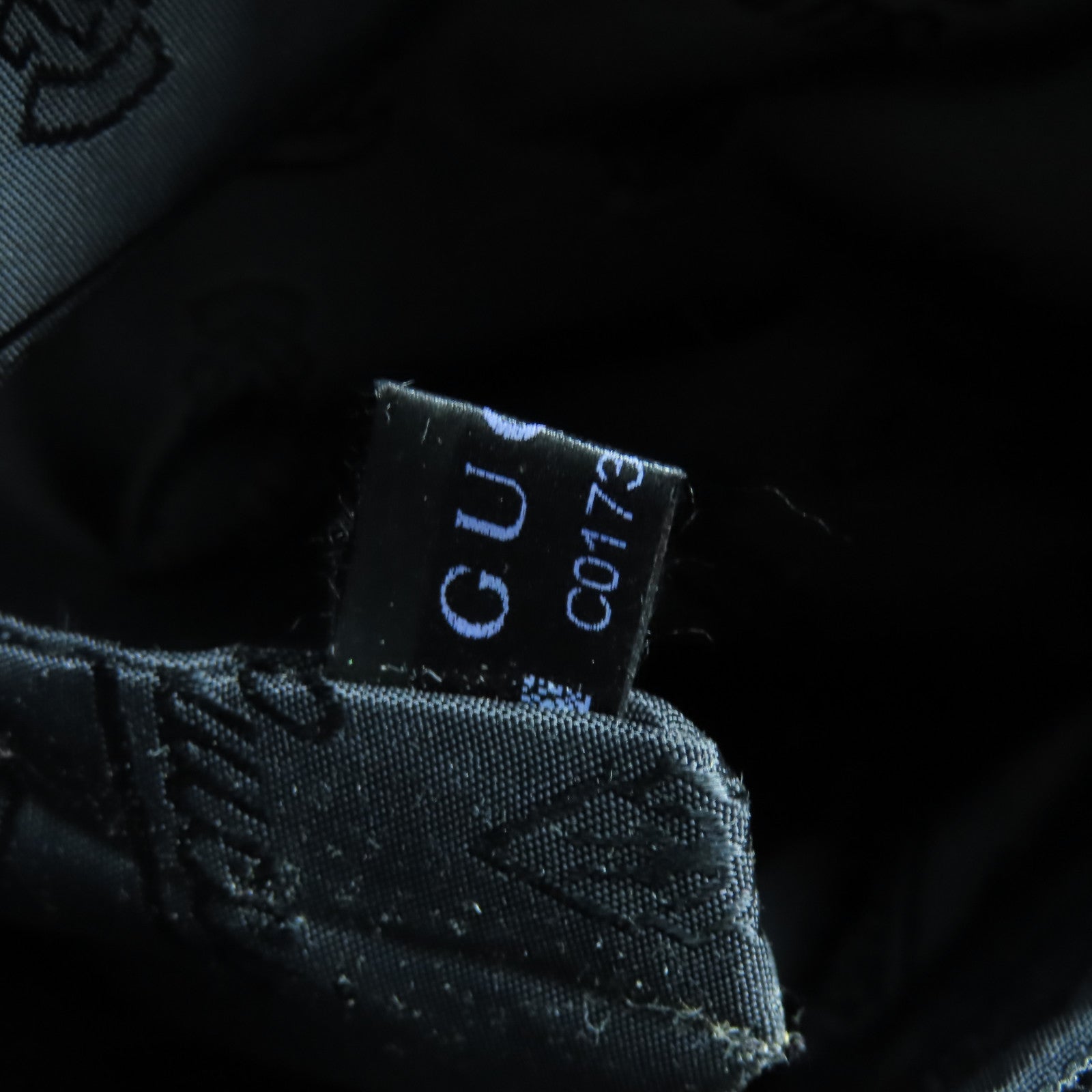 GUCCI 皮革Guccissima Leather銀扣肩背袋黑色