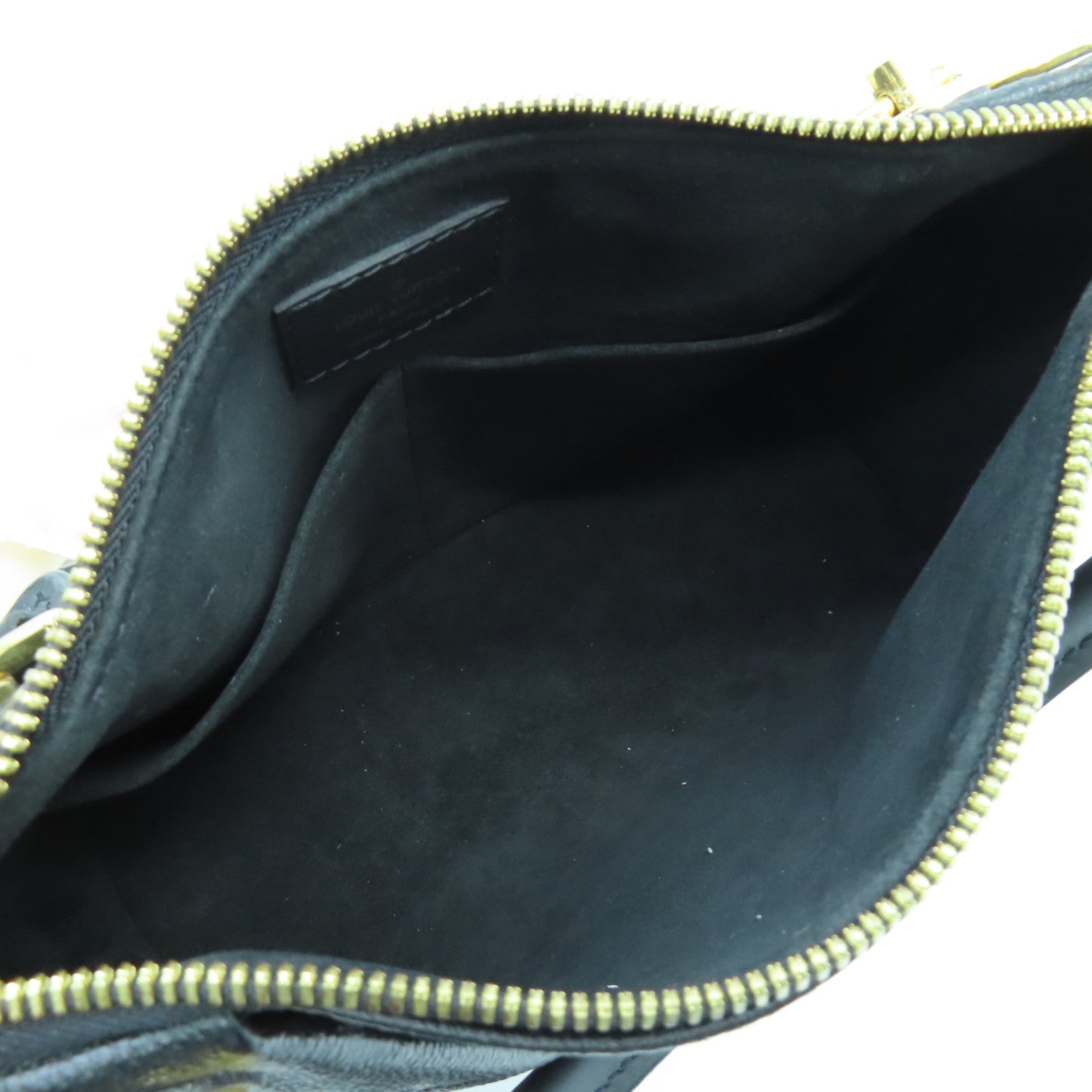 LOUIS VUITTON Monogram Empreinte V Tote BB金扣手挽肩背兩用袋黑色
