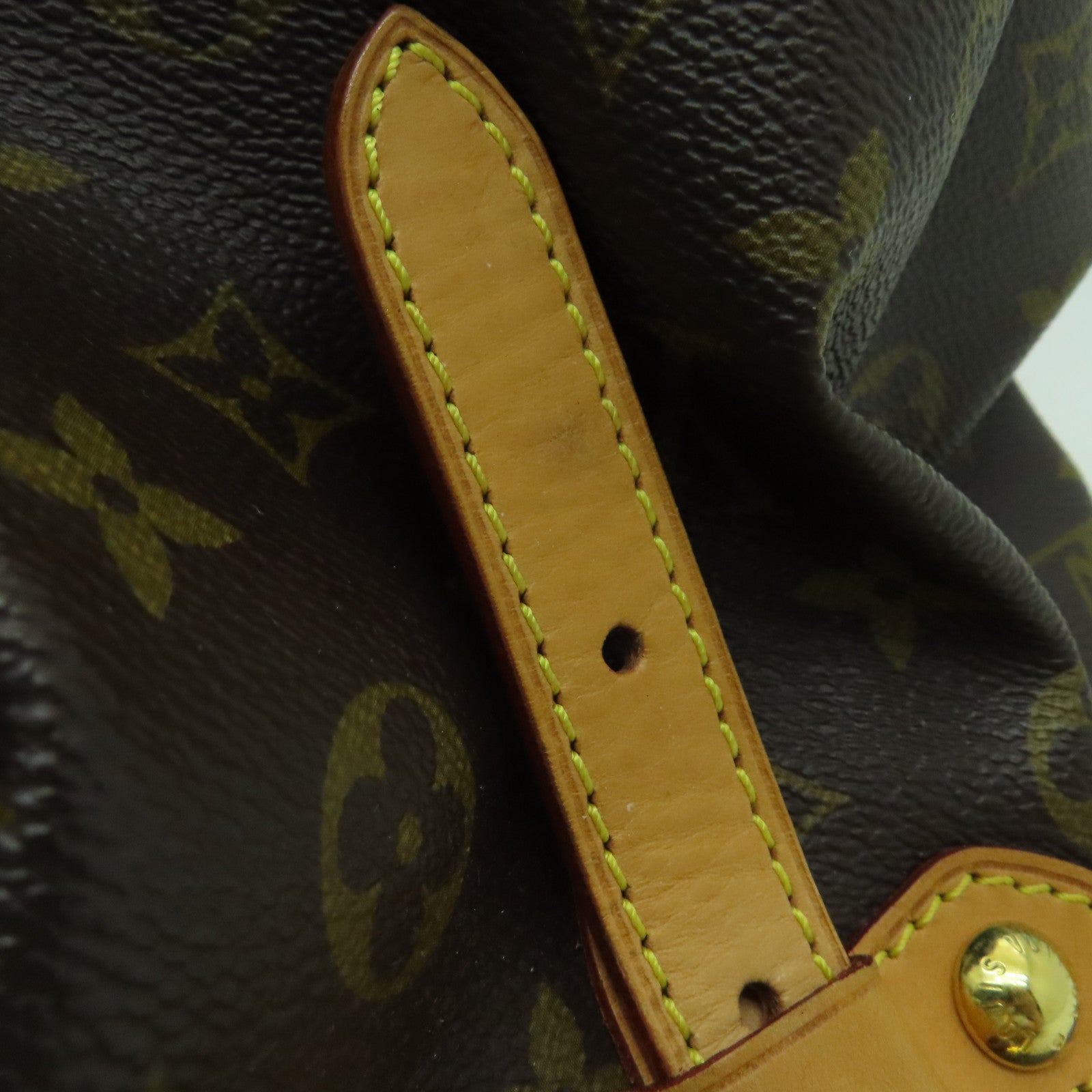 LOUIS VUITTON Monogram Tivoli GM金扣肩背袋啡色