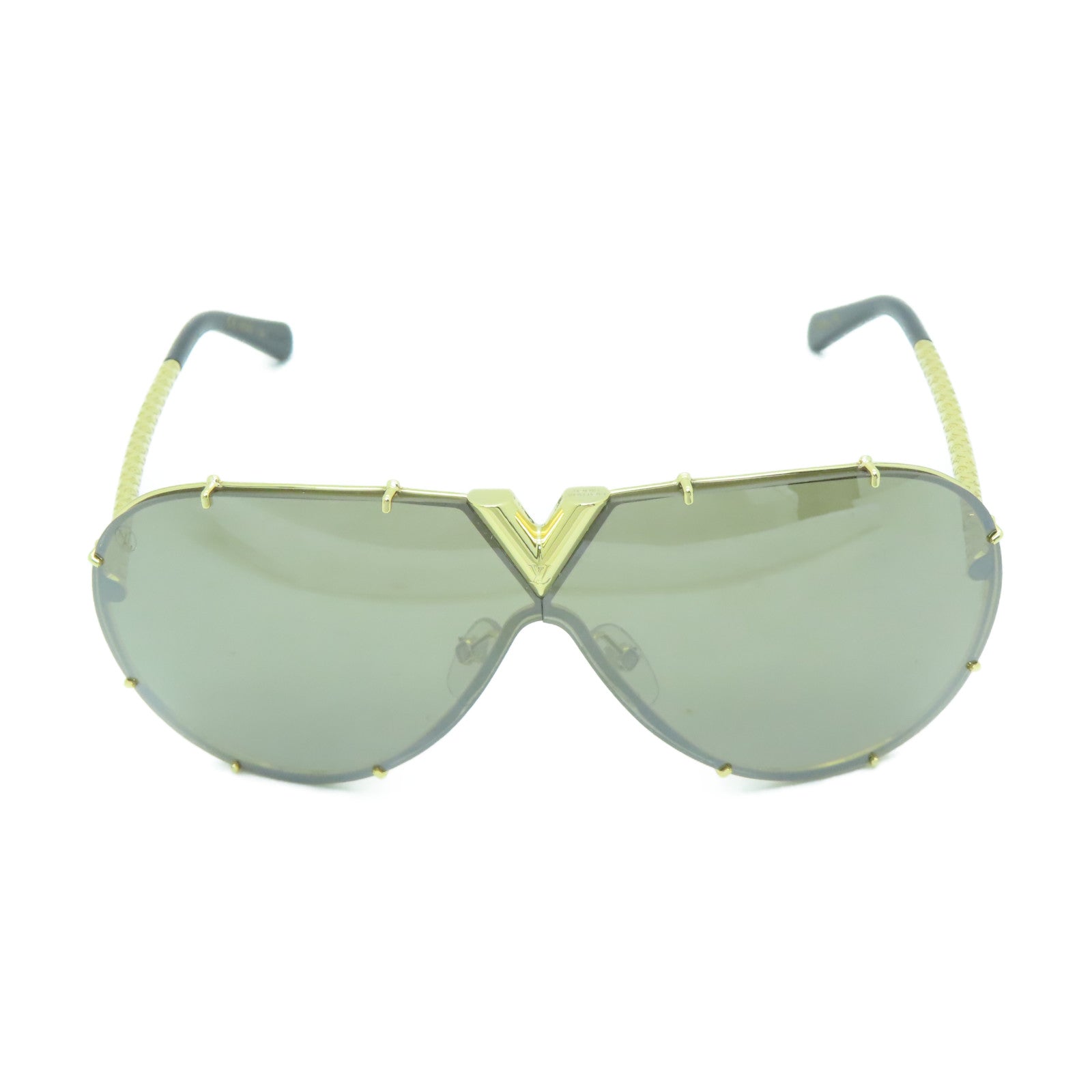 LOUIS VUITTON 金屬Drive Sunglasses金扣太陽眼鏡金色