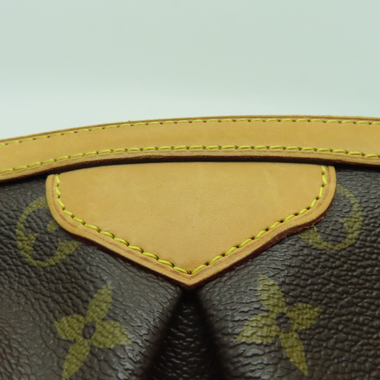 LOUIS VUITTON Monogram Tivoli GM金扣肩背袋啡色