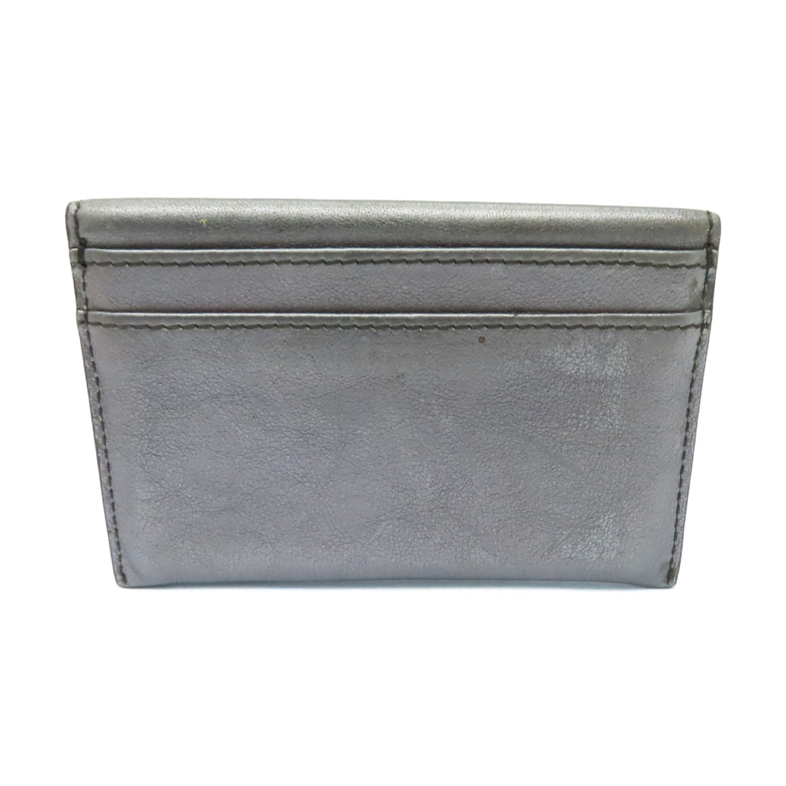TOD’S 【激減優惠】牛皮皮革Card Case銀扣卡片套青銅色