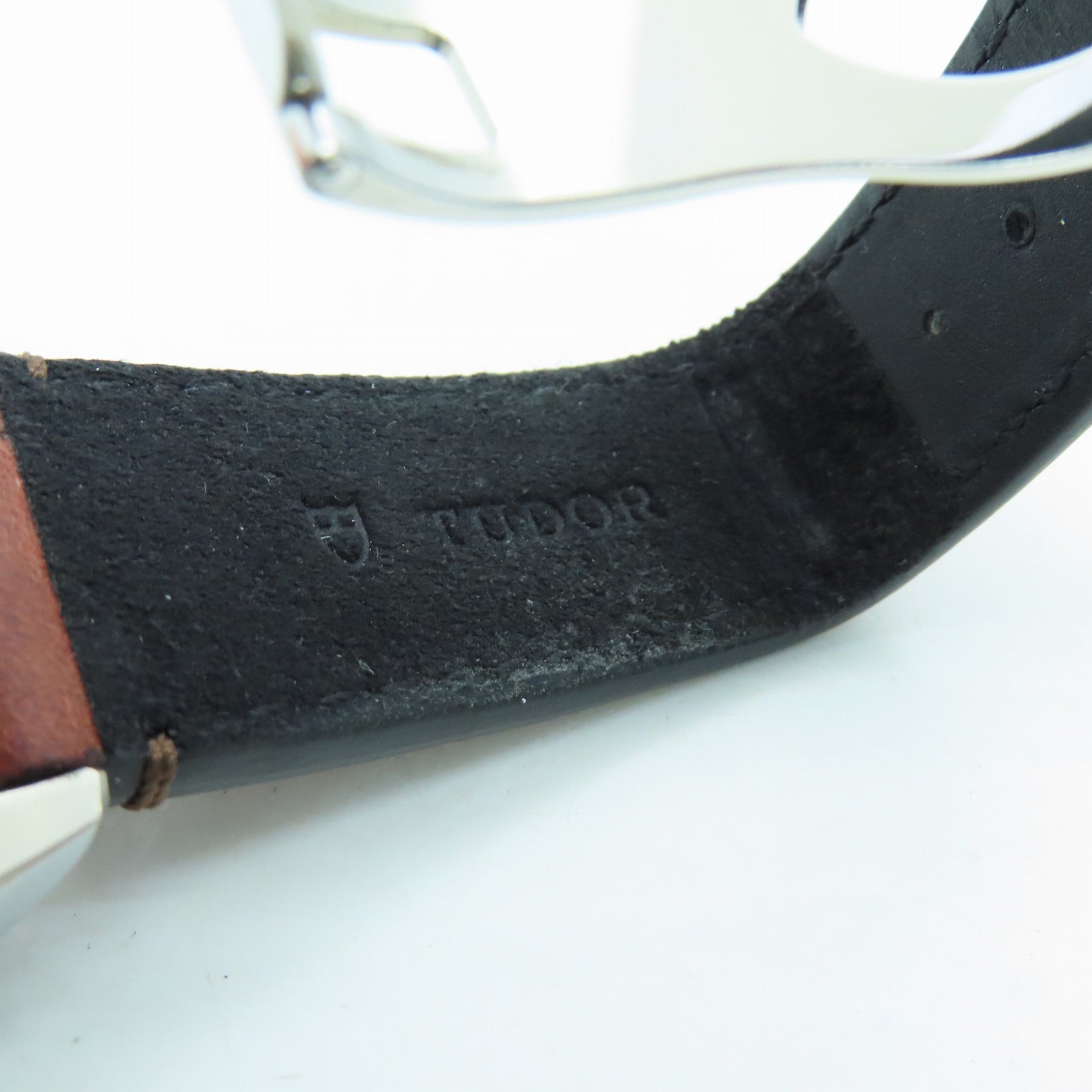 TUDOR Black Bay GMT 41mm Stainless Steel/Leather Band Watch Automatic Movement Black