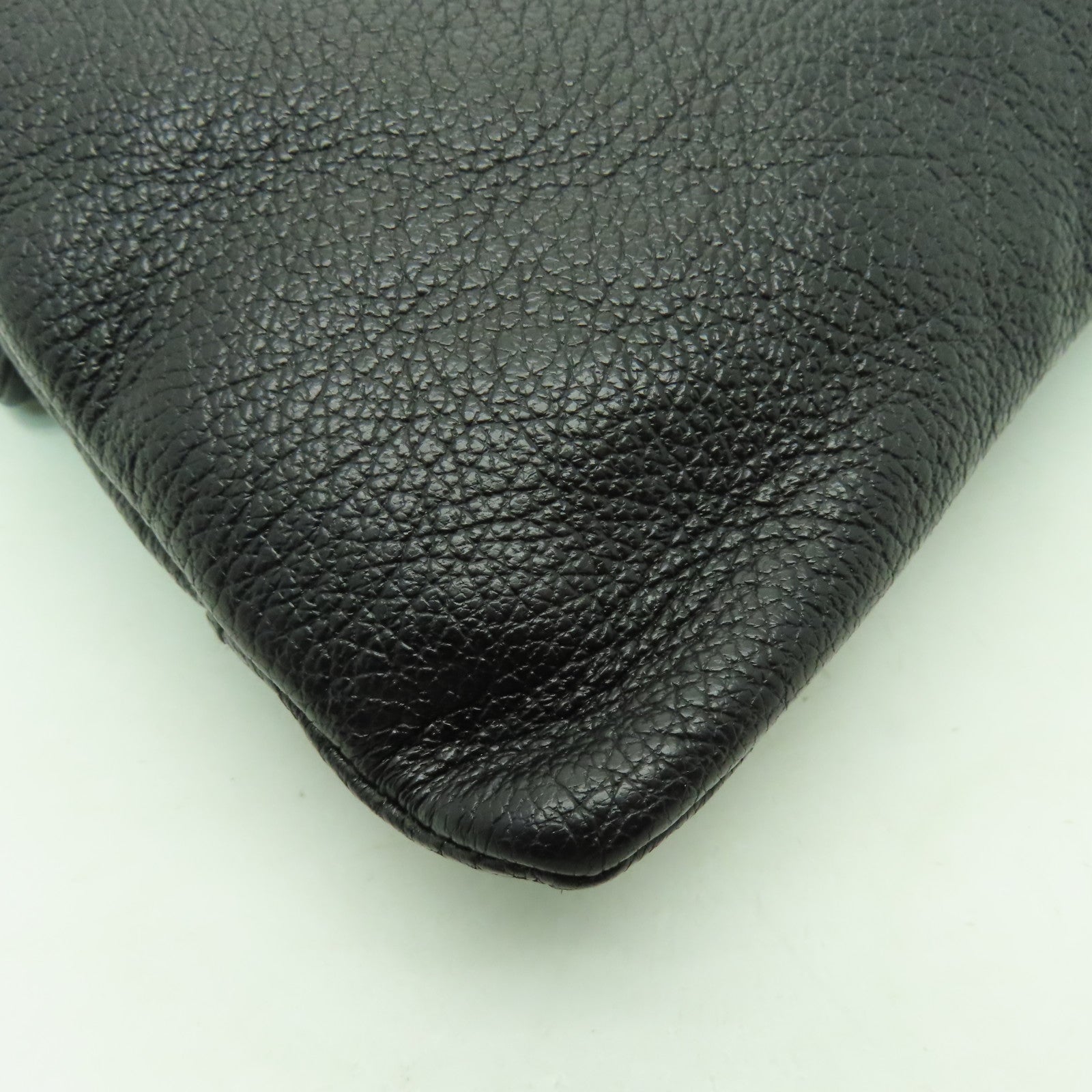 BALENCIAGA 牛皮皮革Edge Envelope金扣肩背袋黑色