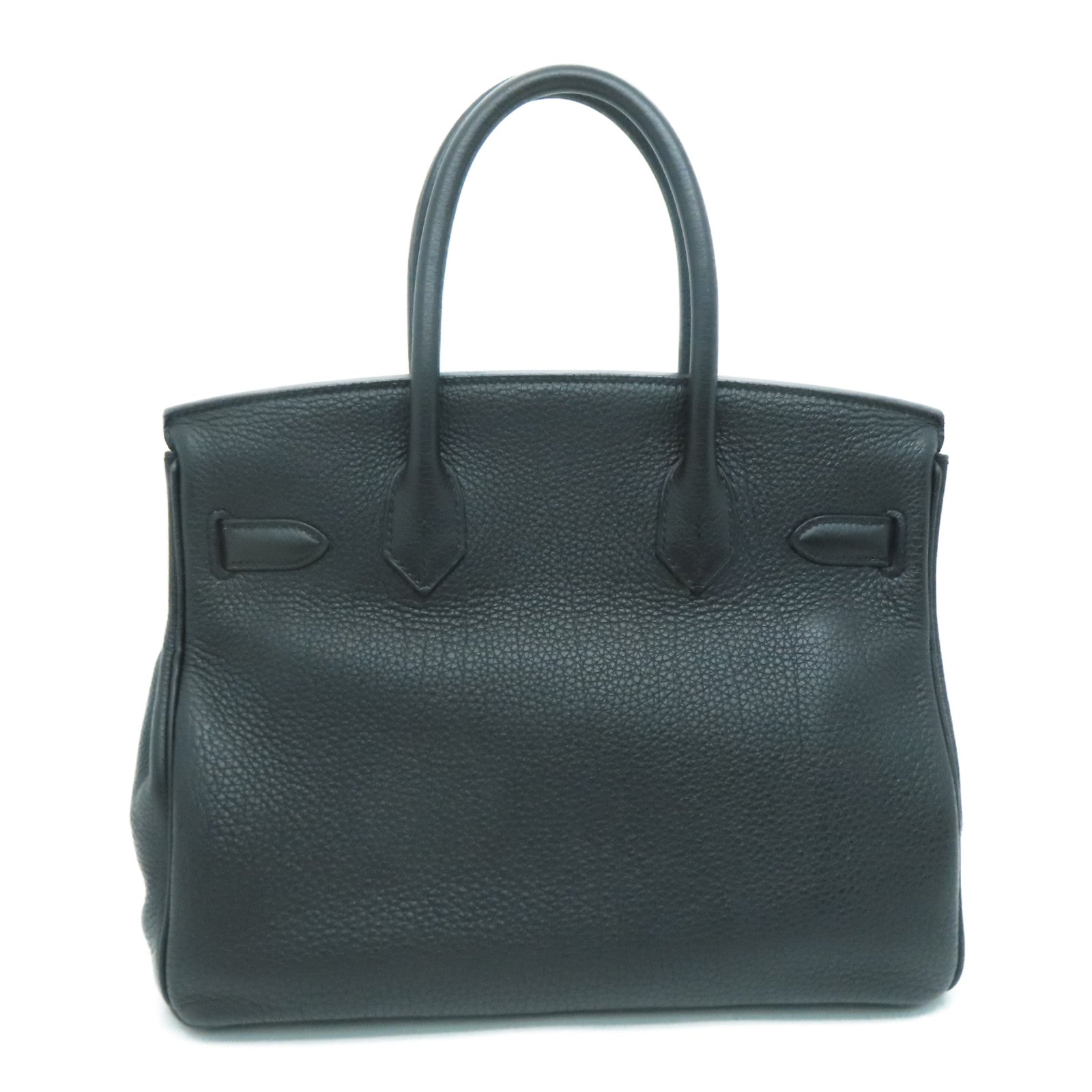 HERMES Togo皮革Birkin 30金扣手挽袋Noir/黑色