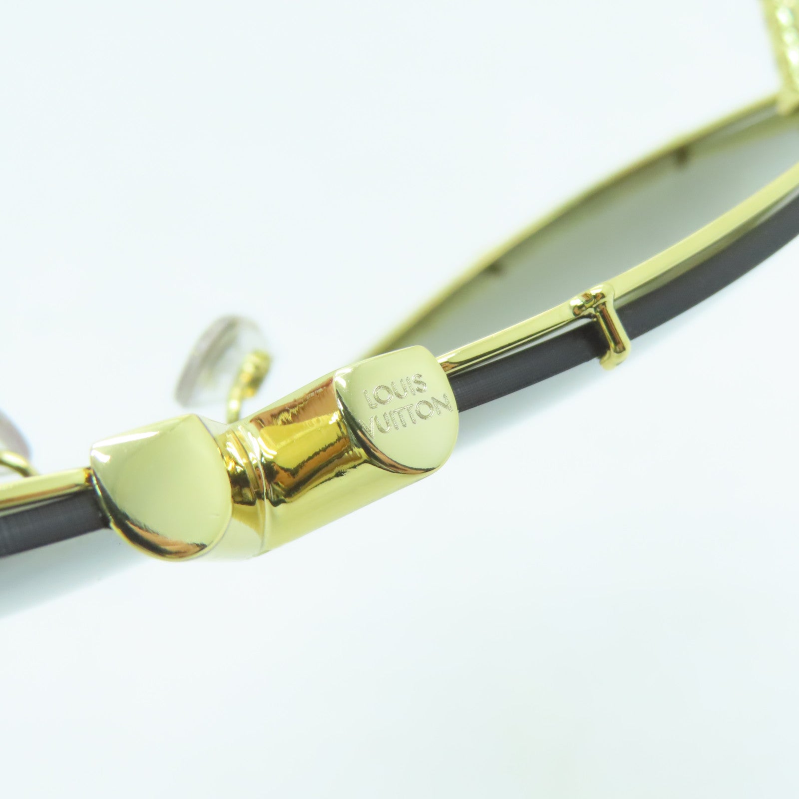 LOUIS VUITTON 金屬Drive Sunglasses金扣太陽眼鏡金色
