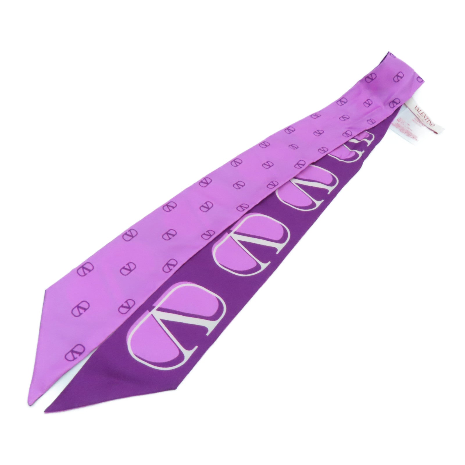 Valentino Silk Scarf Pink/Purple