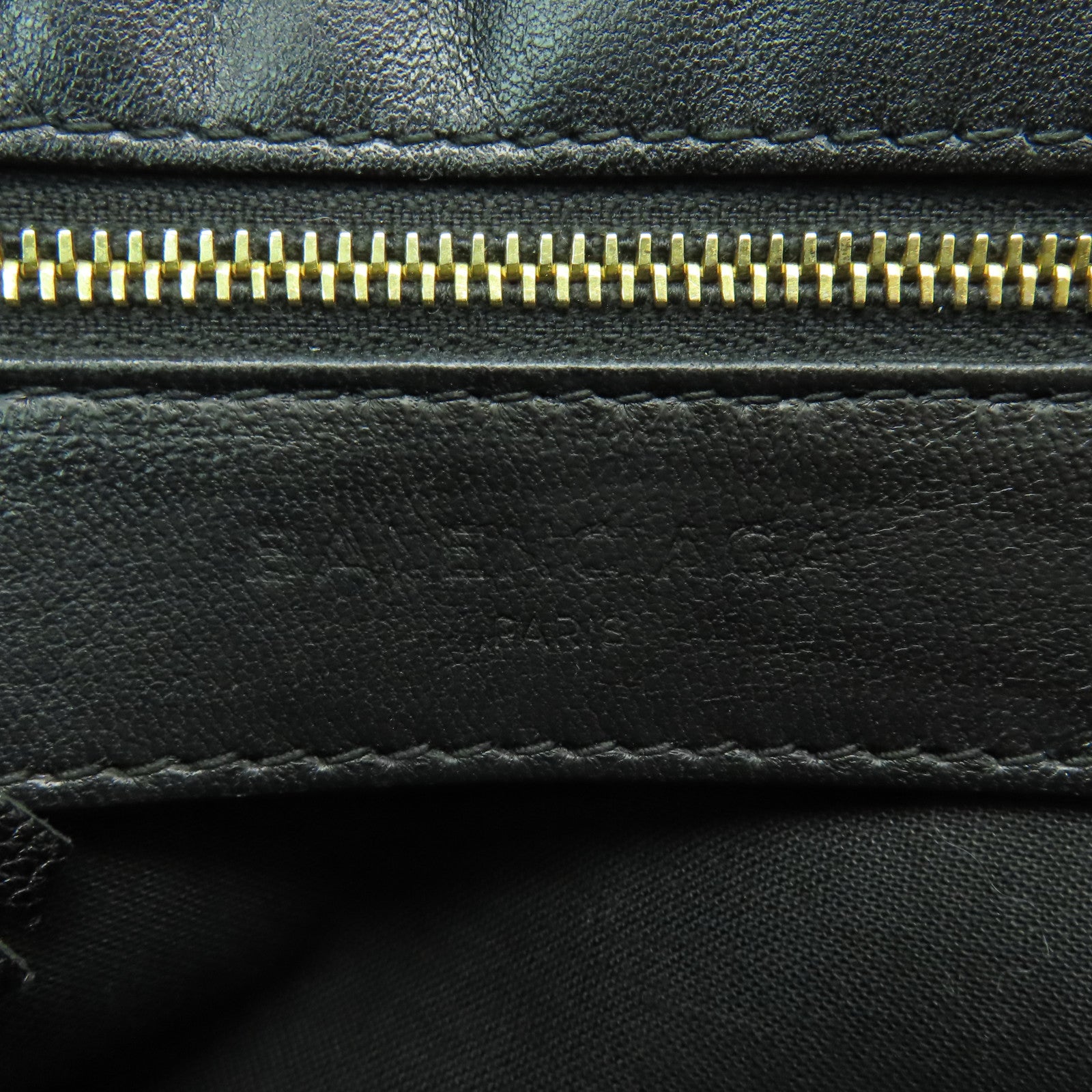 BALENCIAGA 牛皮皮革Edge Envelope金扣肩背袋黑色