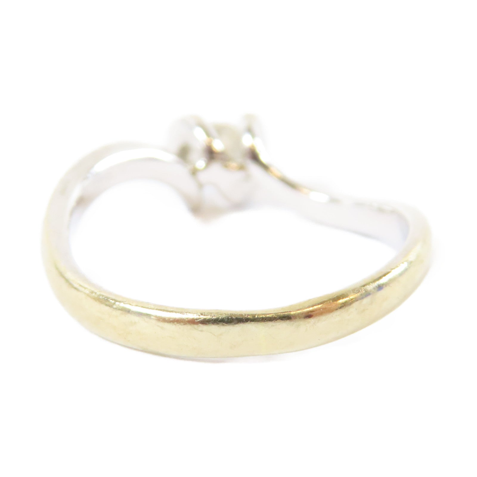 JEWELRY 18K白金0.20ctDiamond Ring鑽石戒指US#5.5