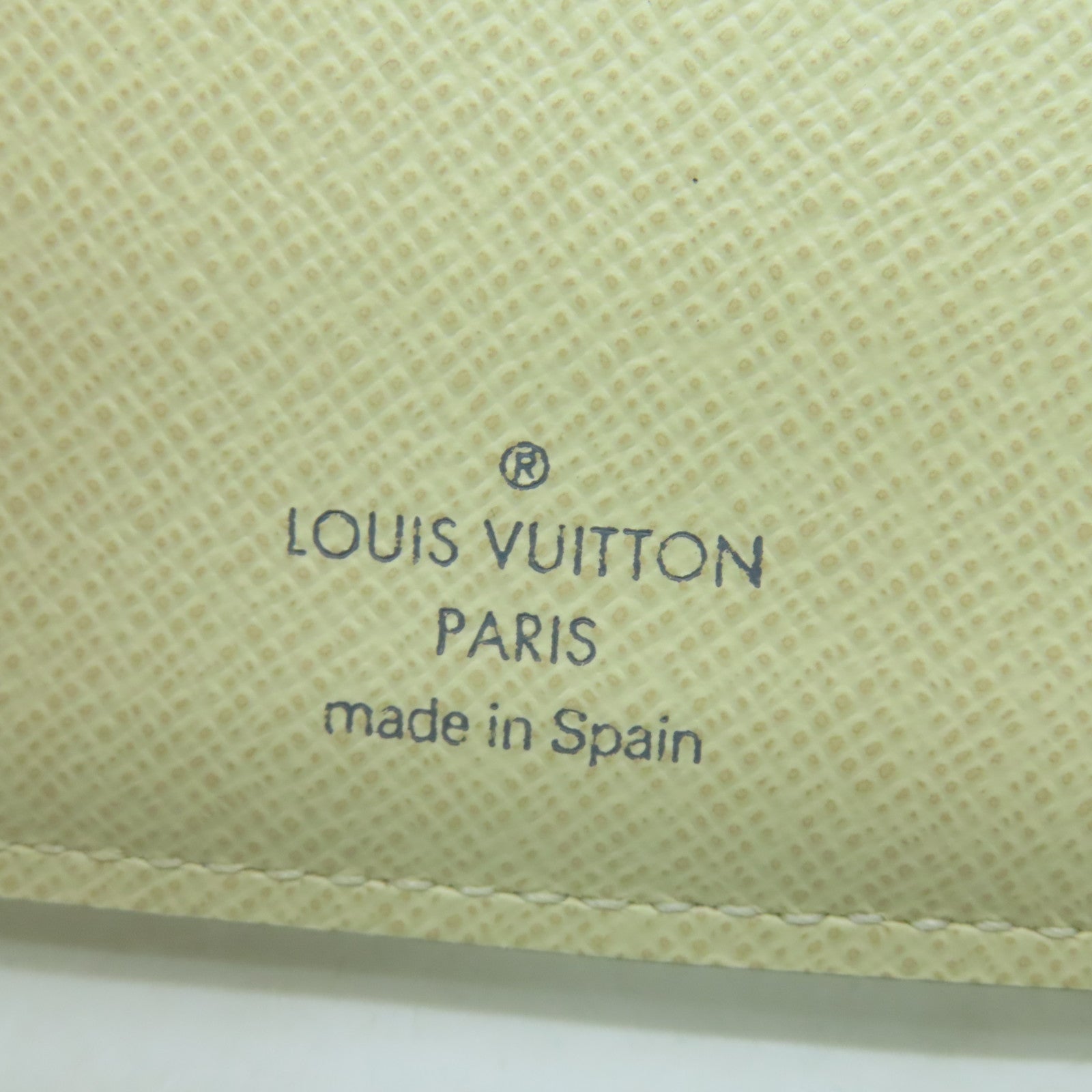 LOUIS VUITTON Damier Azur Portefeuille Marco钱包白色