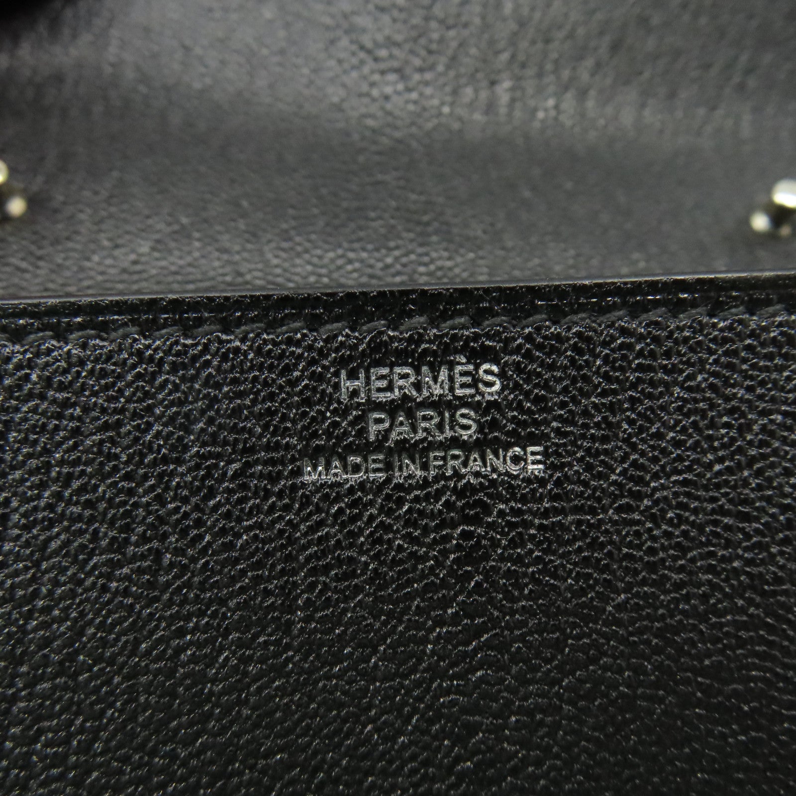 HERMES 【激減優惠】Chevre皮革Clic 16 Wallet銀扣肩背袋/錢包黑色