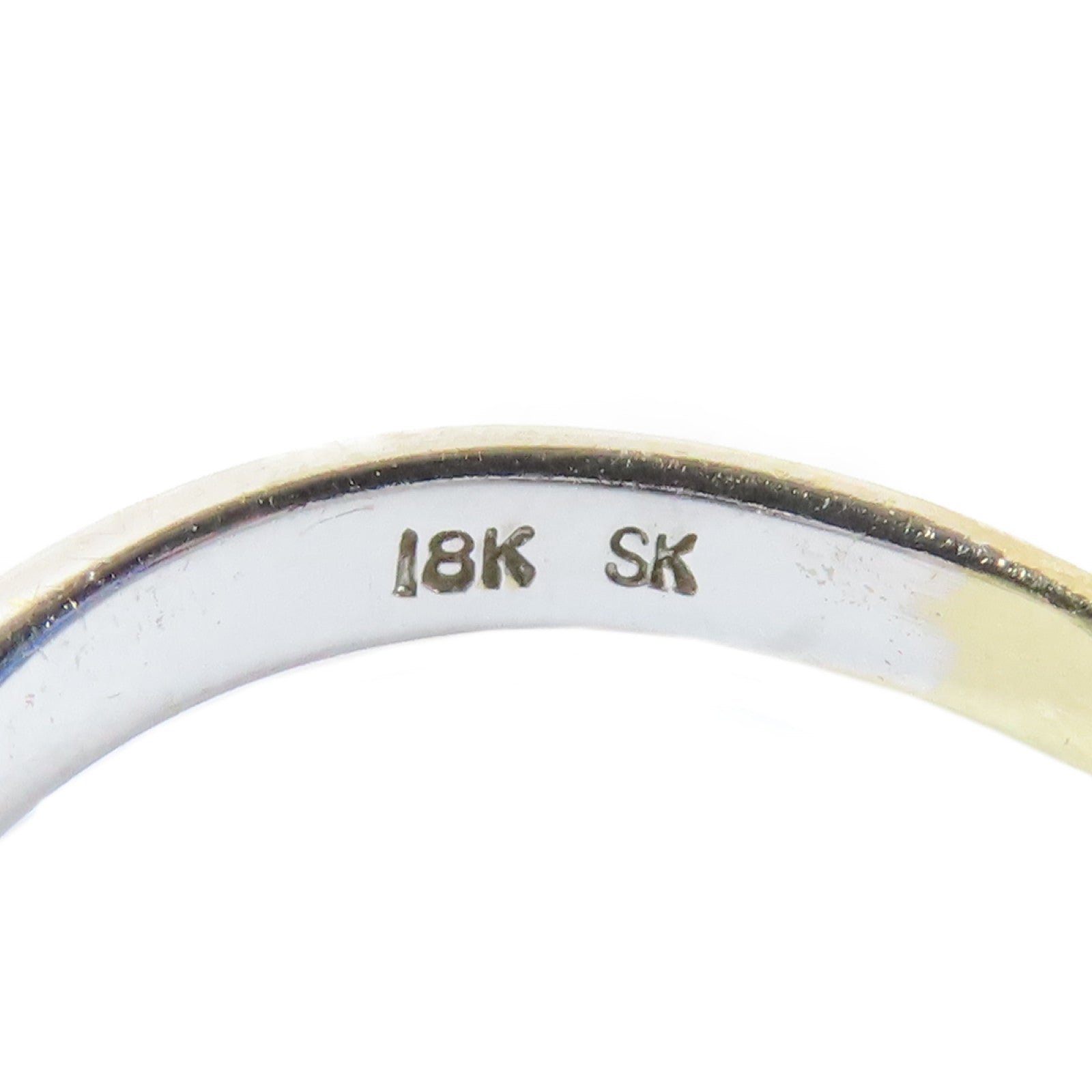 JEWELRY 18K白金0.20ctDiamond Ring鑽石戒指US#5.5