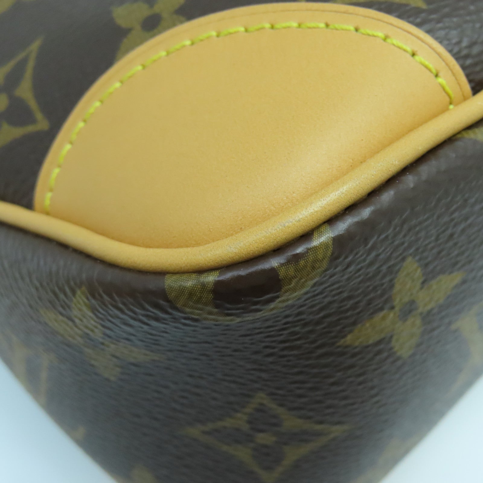 LOUIS VUITTON Monogram Odeon PM金扣肩背袋啡色
