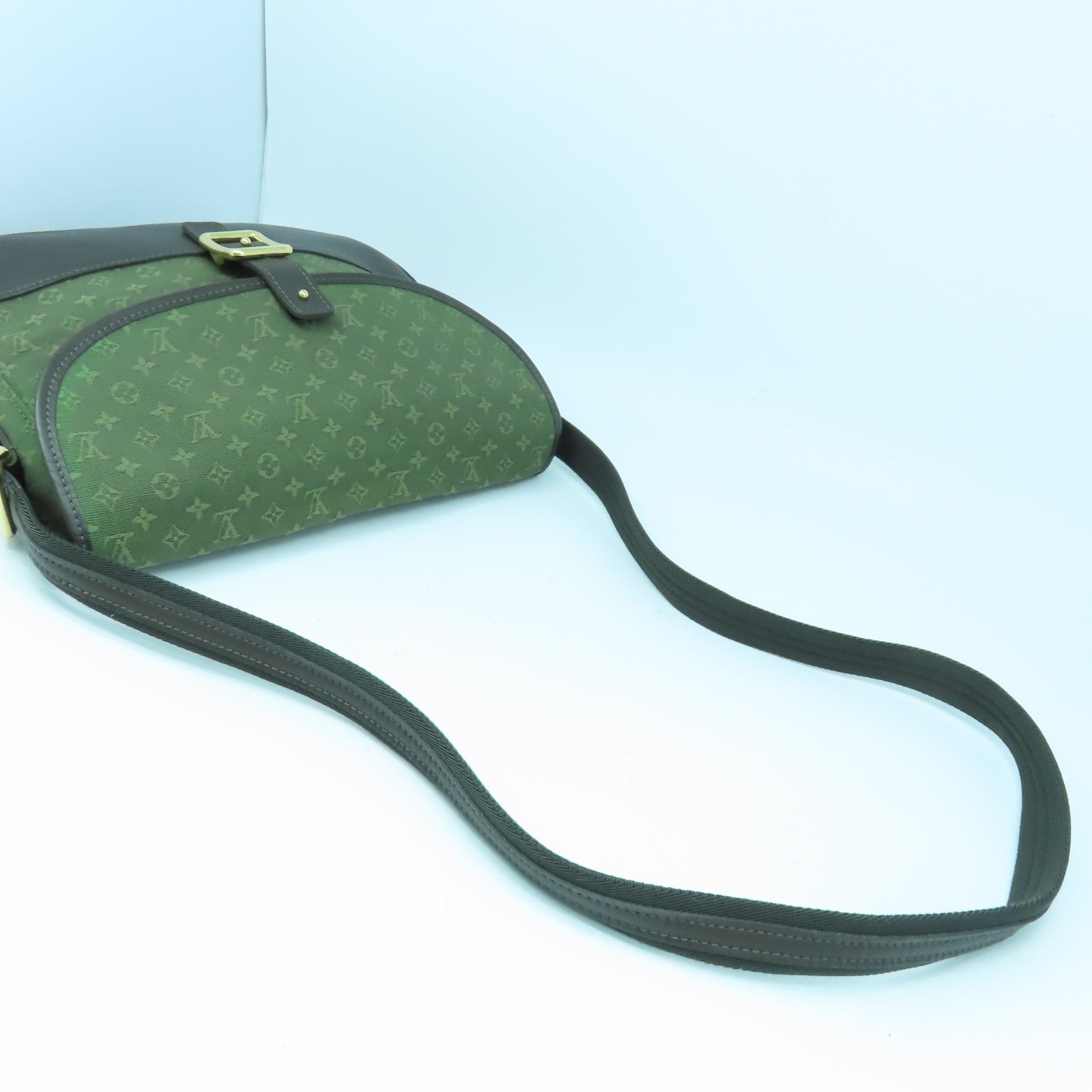 LOUIS VUITTON Monogram Mini Berangere金扣肩背袋綠色