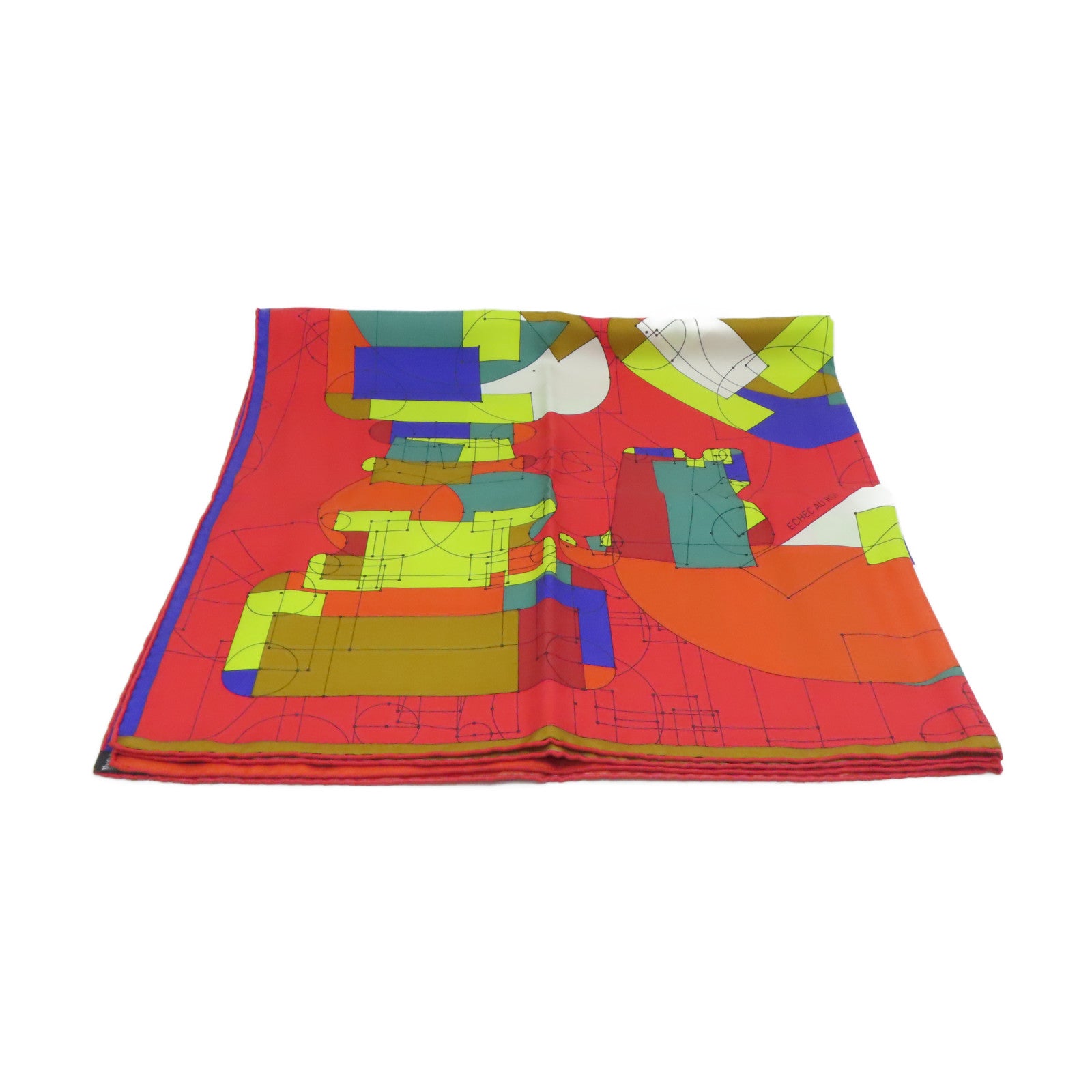 HERMES 【激減優惠】絲質Scarf 90x90絲巾紅色