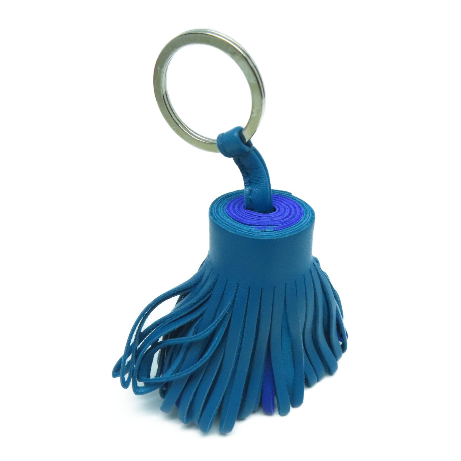 HERMES Swift Leather Carmen Charm Charm Blue Violet