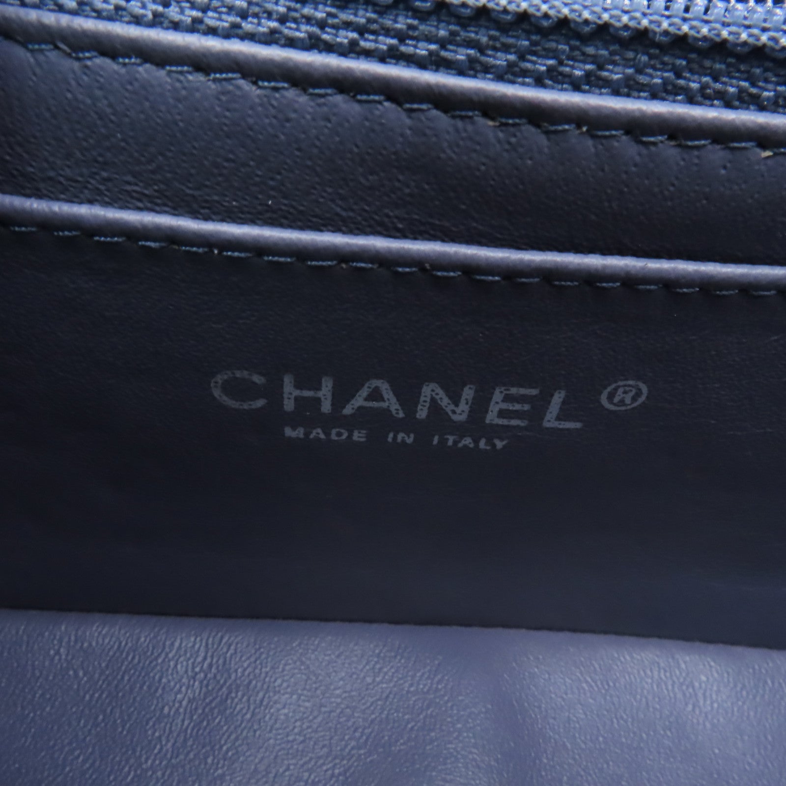 CHANEL 菱格羊皮皮革Chain Shoulder銀扣鏈帶肩背袋紫色