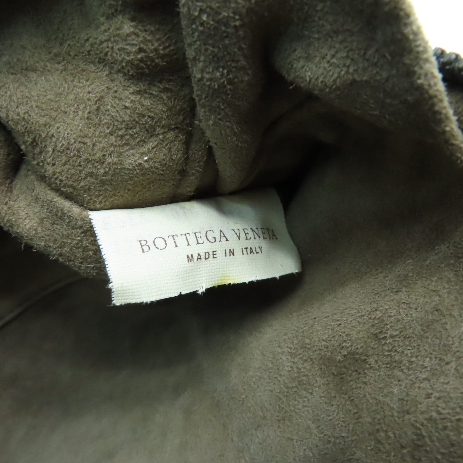 BOTTEGA VENETA 【激減優惠】蛇皮皮革Clutch Bag銀扣手拿包黑色/灰色