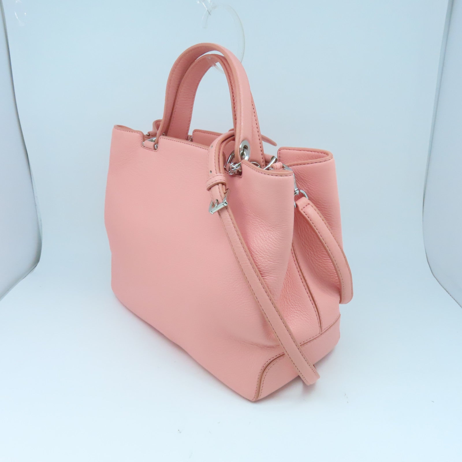Michael Kors 【激減優惠】牛皮皮革Shoulder Bag銀扣手挽肩背兩用袋
