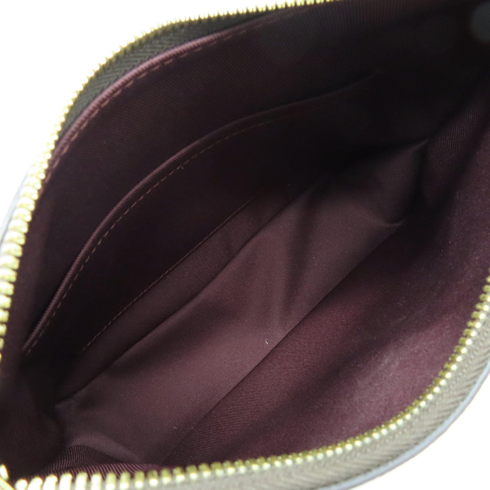 LOUIS VUITTON Monogram Odeon PM金扣肩背袋啡色