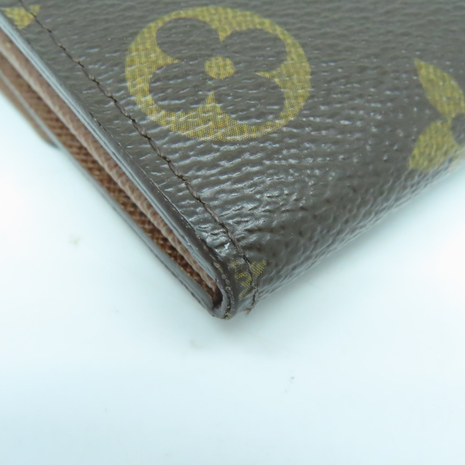 LOUIS VUITTON Monogram Portefeuille Sarah Wallet金扣長錢包啡色