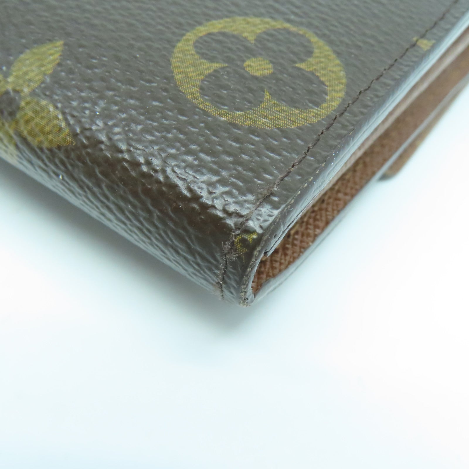 LOUIS VUITTON Monogram Portefeuille Sarah Wallet金扣長錢包啡色
