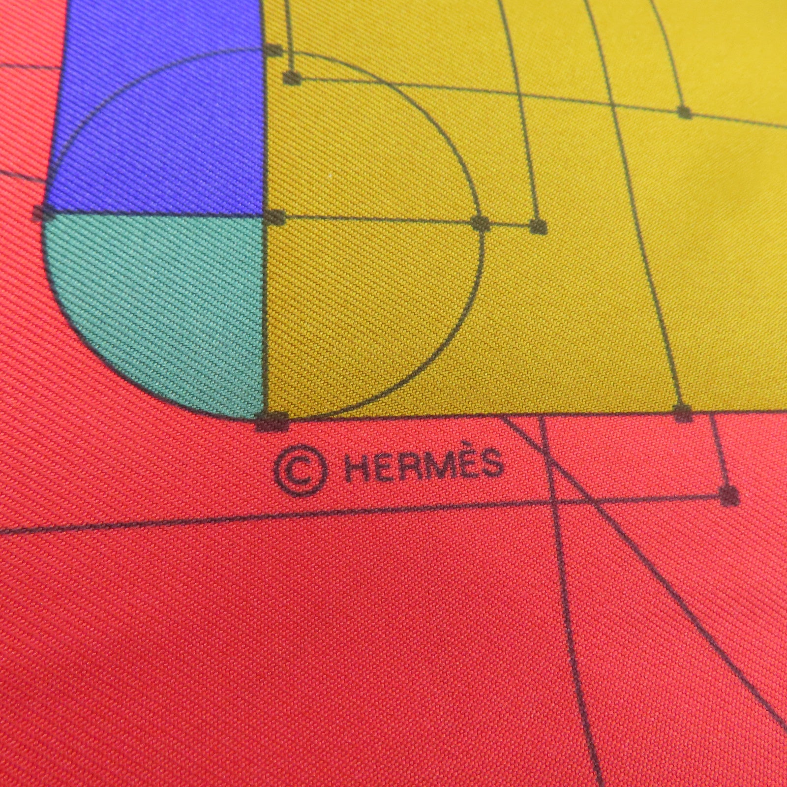 HERMES 【激減優惠】絲質Scarf 90x90絲巾紅色