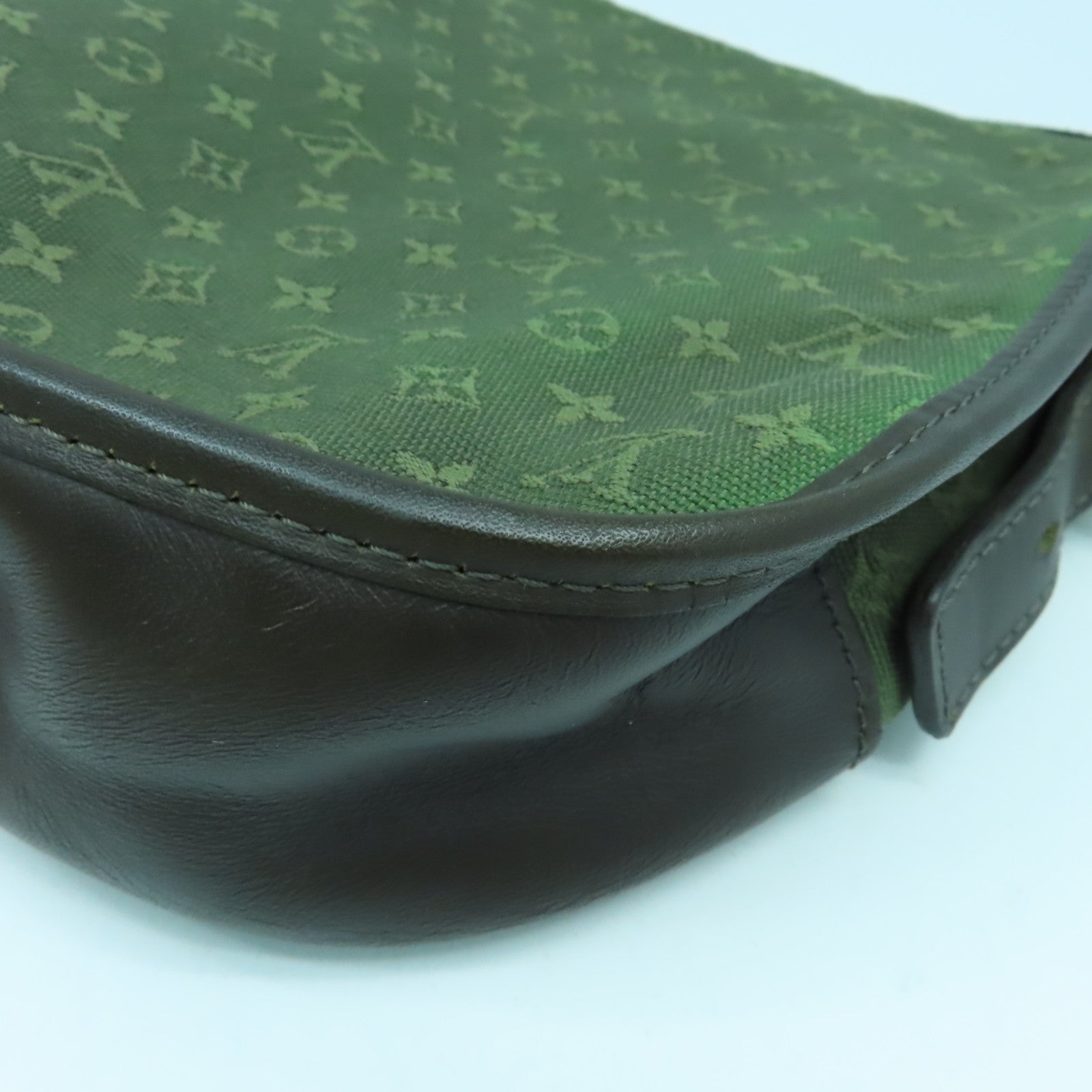 LOUIS VUITTON Monogram Mini Berangere金扣肩背袋綠色
