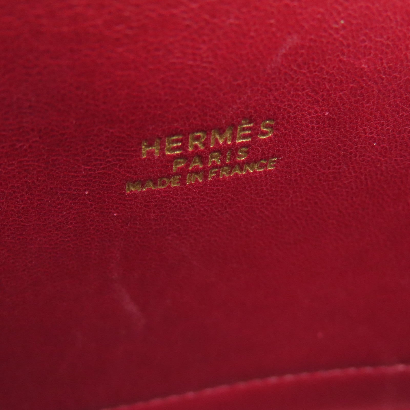 HERMES Veau Epsom皮革Bolide 31金扣手挽肩背兩用袋正紅色