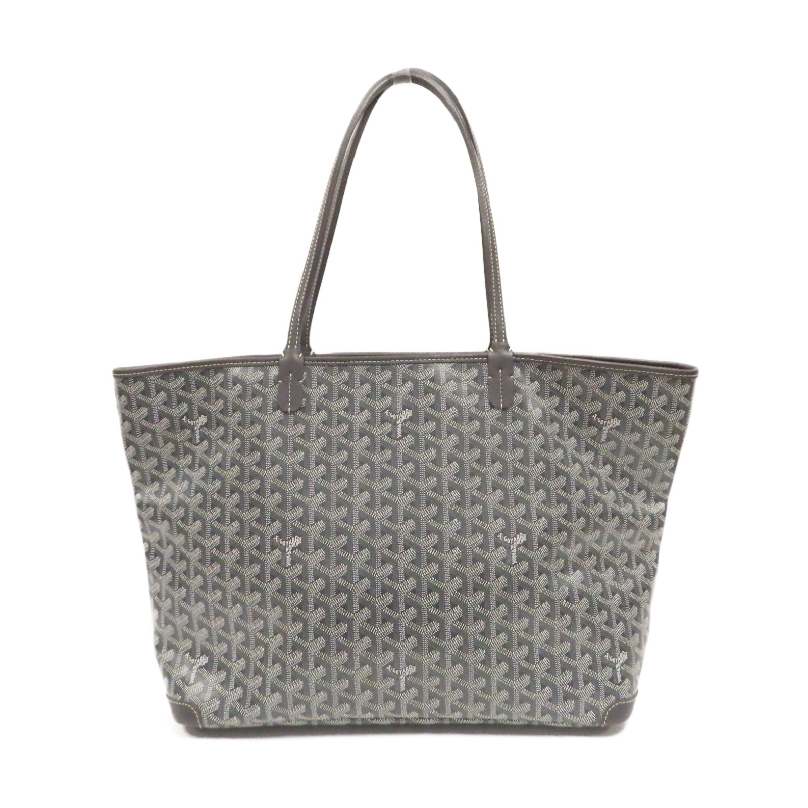 GOYARD 塗層帆布Tote Bag銀扣肩背袋灰色 Brand Off Hong Kong Online Store