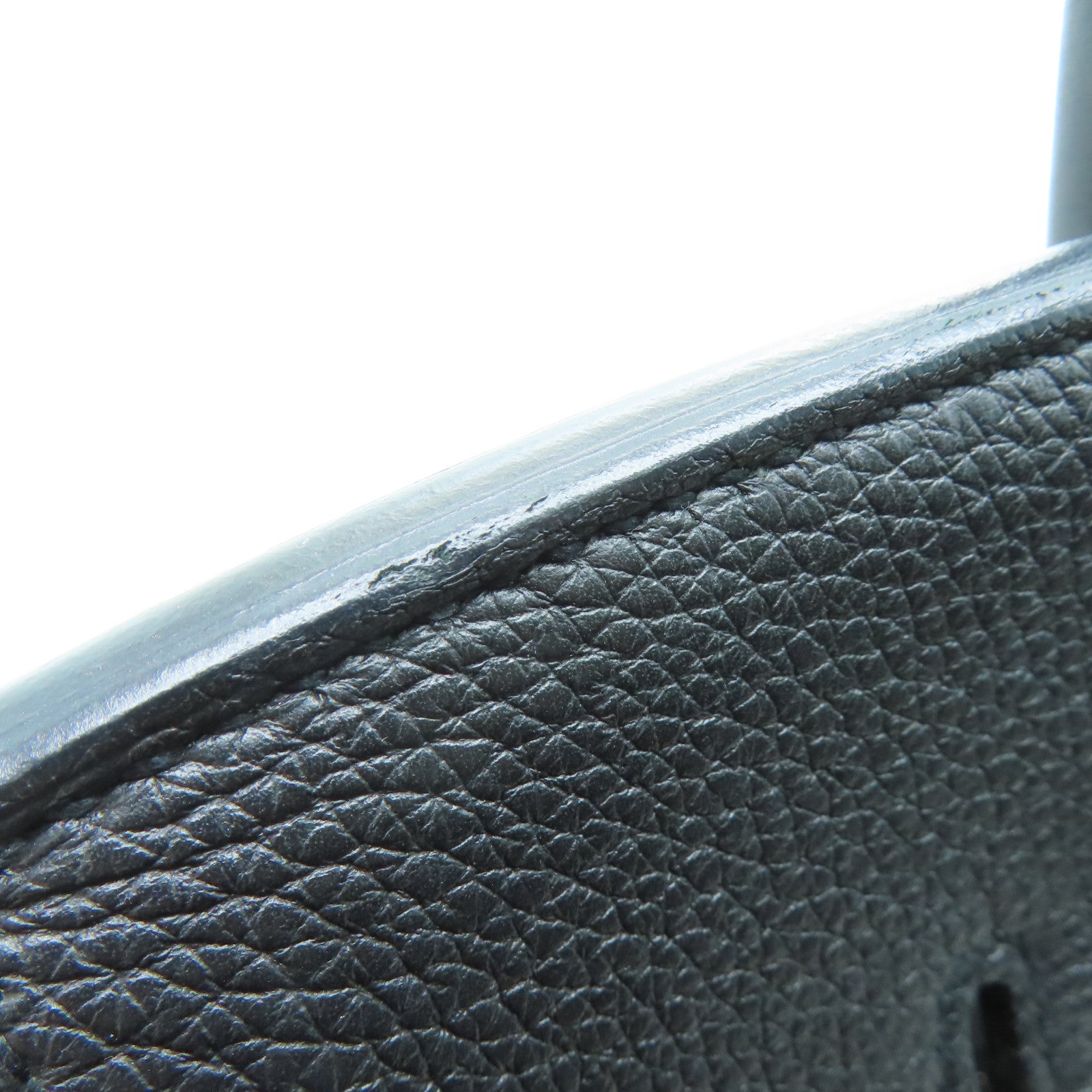 HERMES Togo皮革Birkin 30金扣手挽袋Noir/黑色