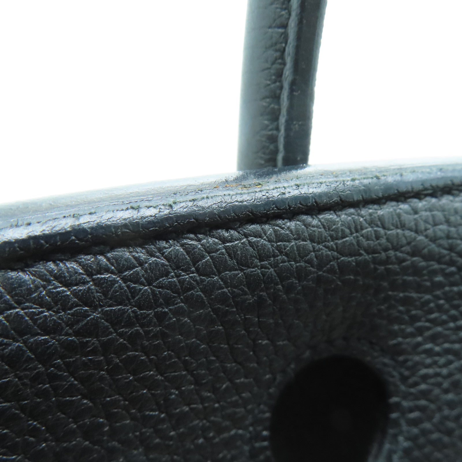 HERMES Togo皮革Birkin 30金扣手挽袋Noir/黑色
