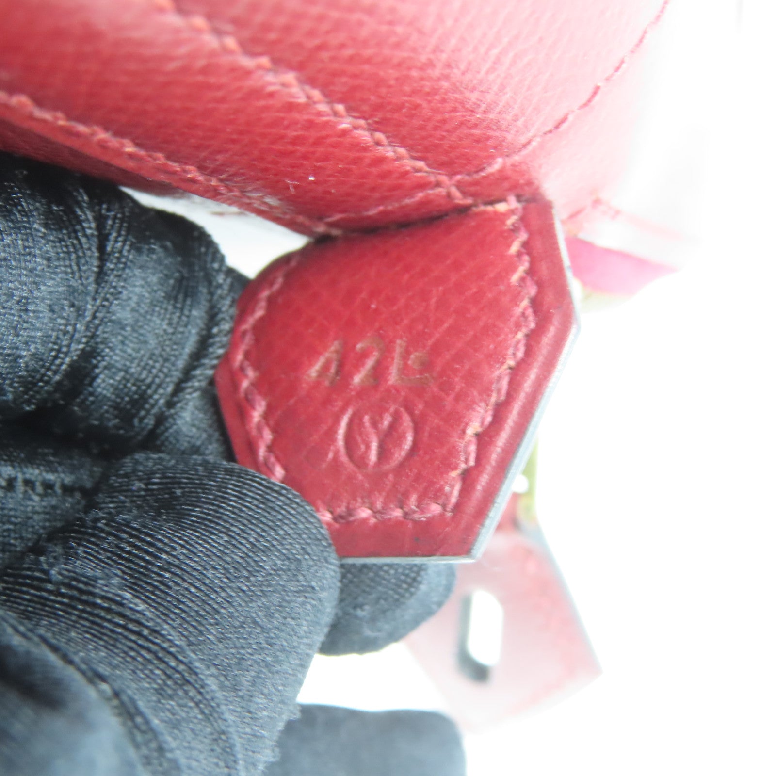 HERMES Veau Epsom皮革Bolide 31金扣手挽肩背兩用袋正紅色