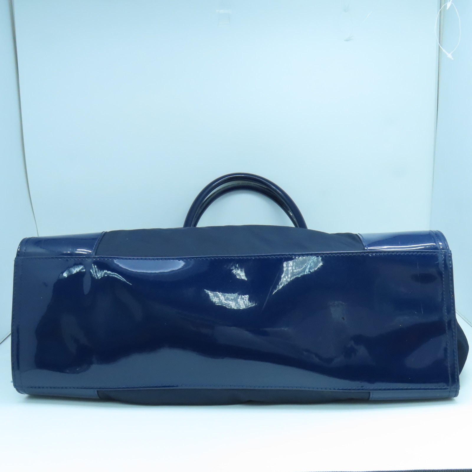 Tory Burch 尼龍Tote Bag金扣手挽袋海軍藍