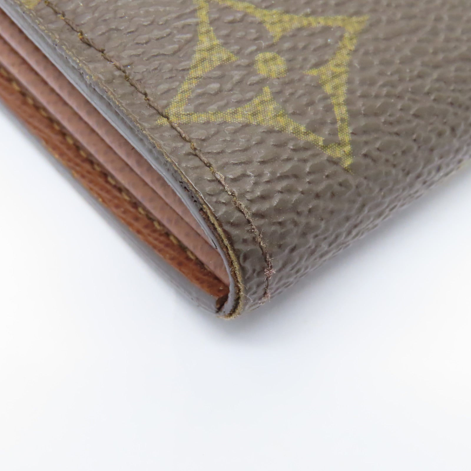LOUIS VUITTON Monogram Portefeuille Sarah金扣長錢包棕色