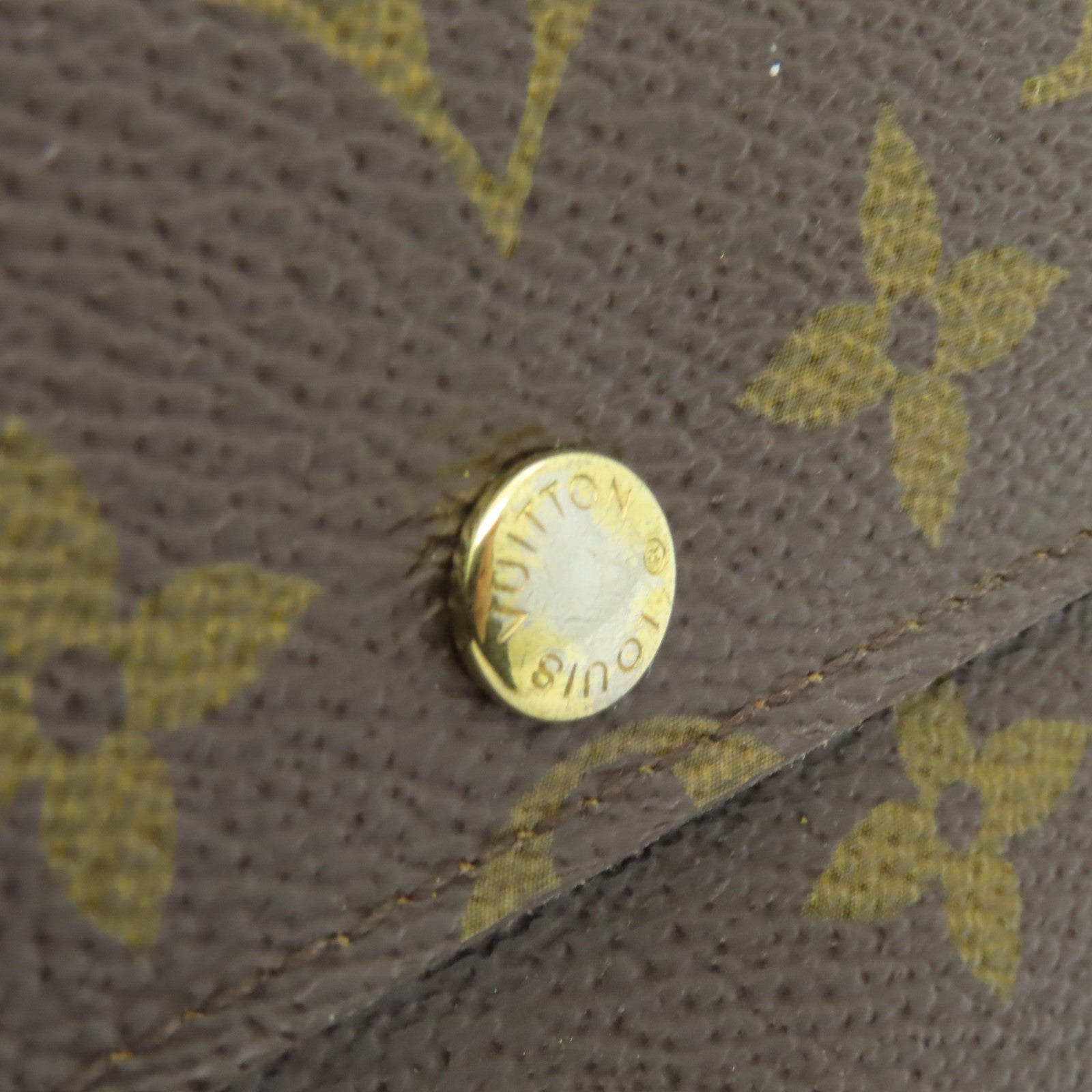 LOUIS VUITTON Monogram Portefeuille Sarah金扣長錢包棕色