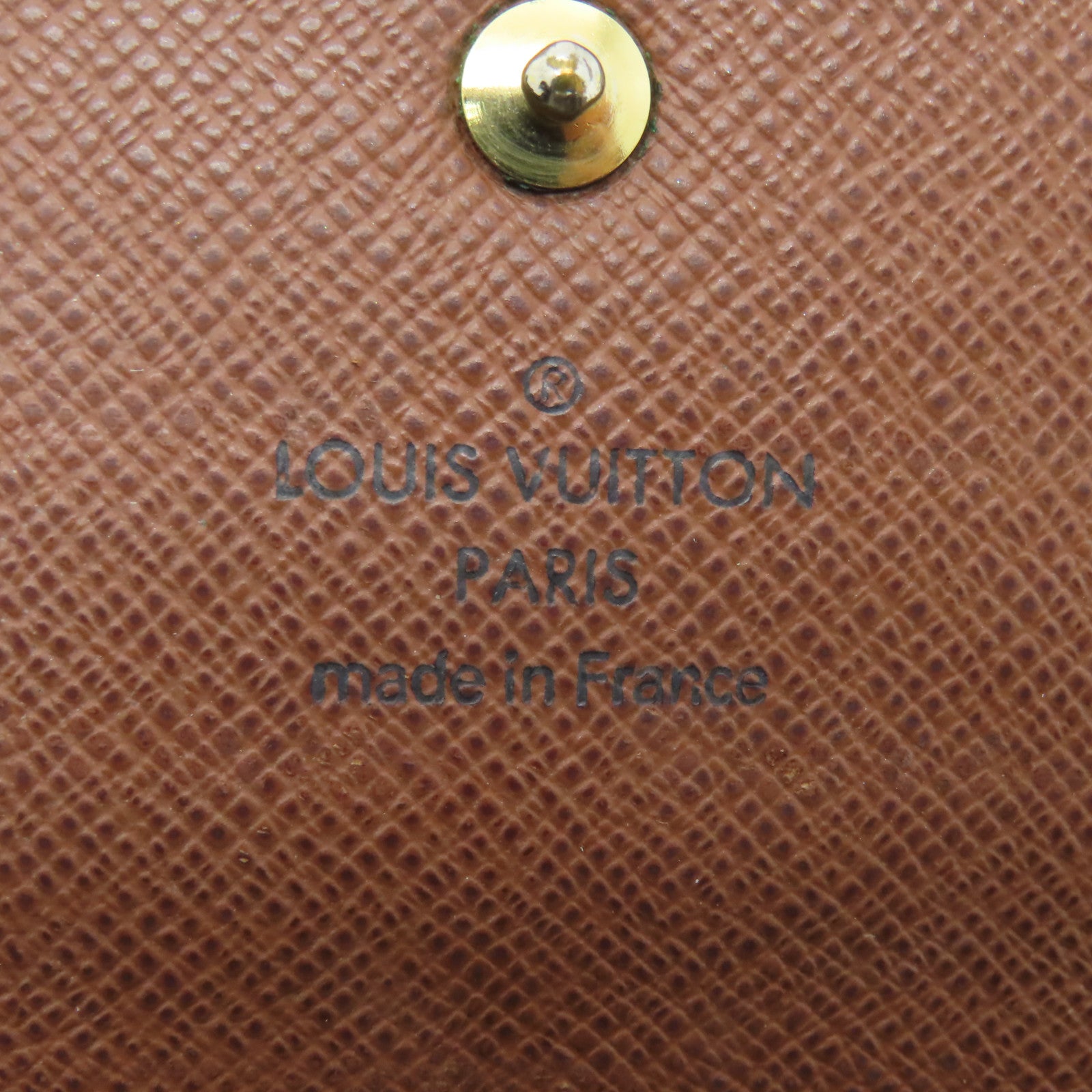 LOUIS VUITTON Monogram Portefeuille Sarah金扣長錢包棕色