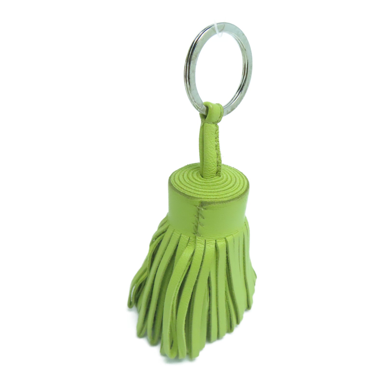 HERMES Swift Leather Carmen Charm / Keychain Yellow