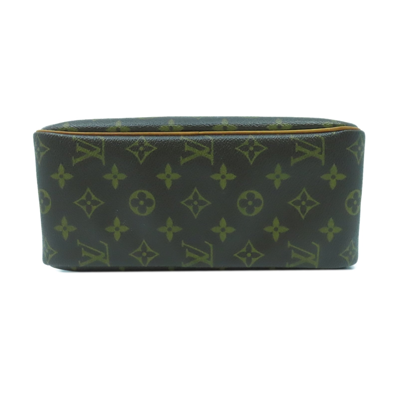 LOUIS VUITTON Monogram Cite MM金扣手挽袋啡色