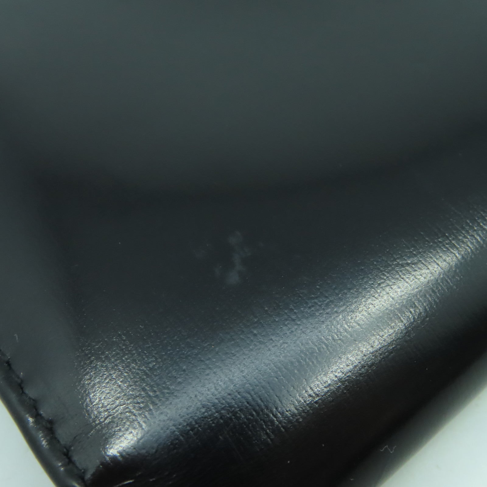 Salvatore Ferragamo 漆皮皮革Long Wallet銀扣長錢包黑色