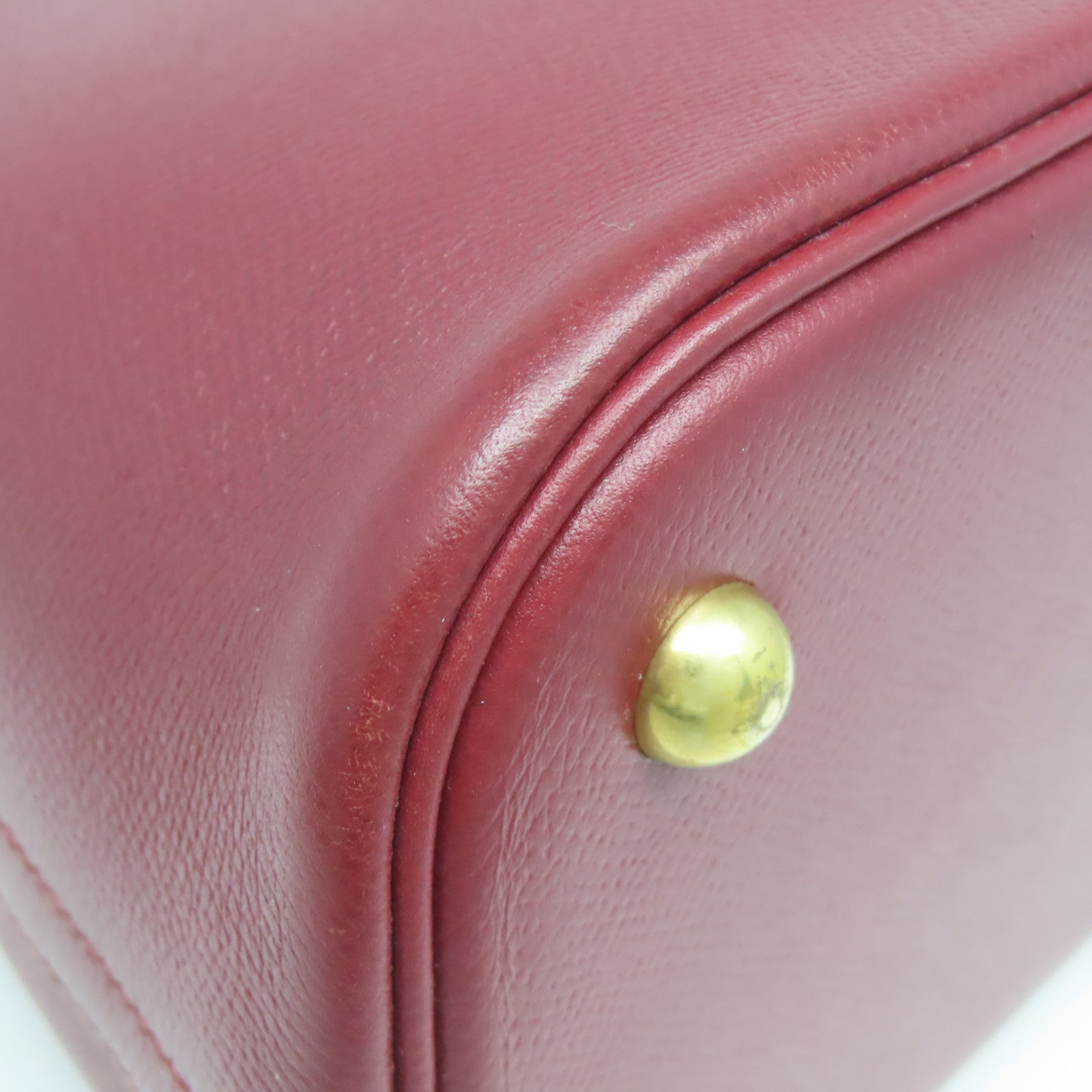 HERMES Veau Epsom皮革Bolide 31金扣手挽肩背兩用袋正紅色