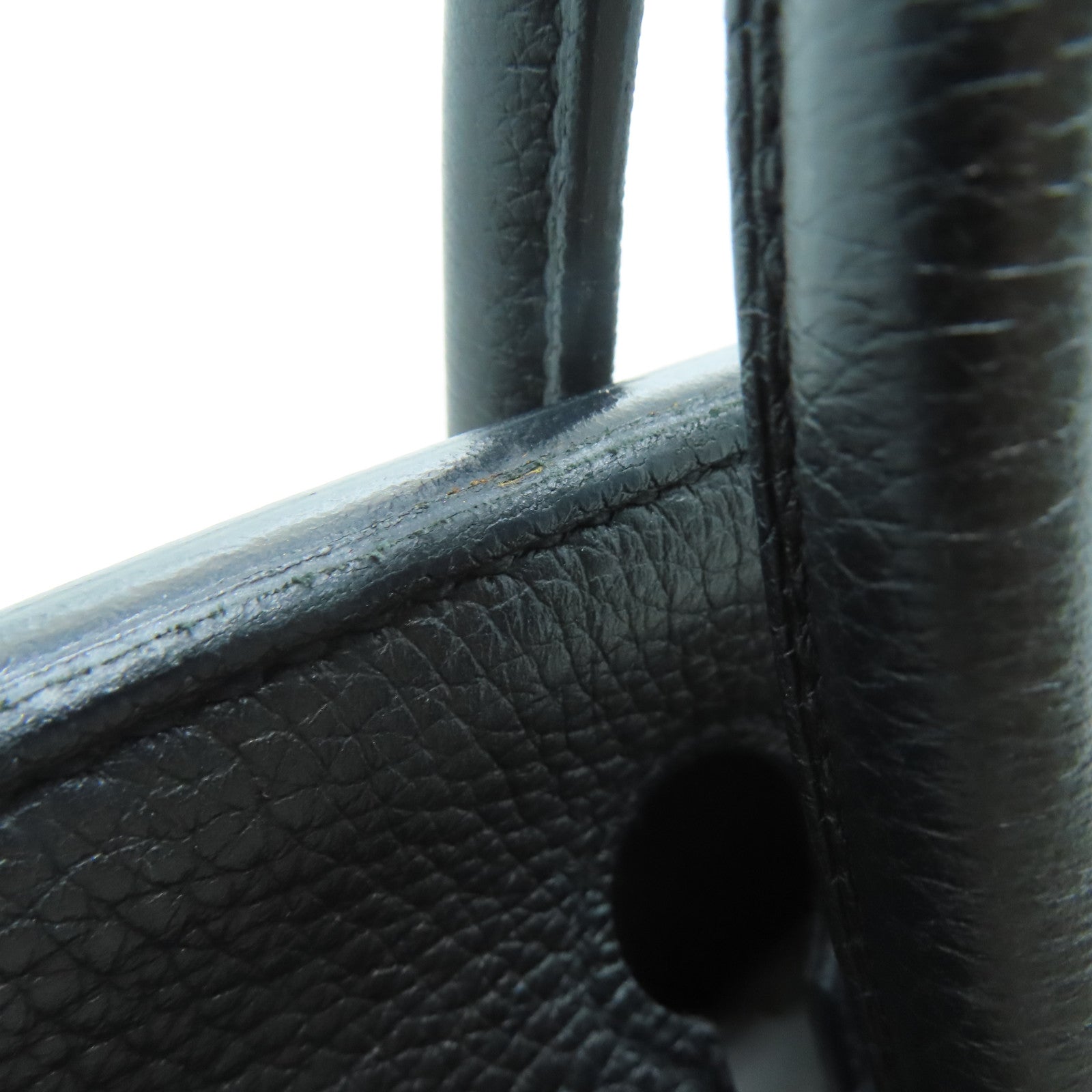 HERMES Togo皮革Birkin 30金扣手挽袋Noir/黑色