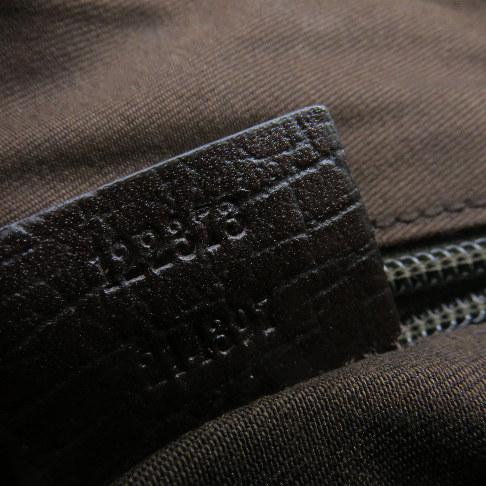 GUCCI Coated Canvas Shoulder Bag Brown Brown