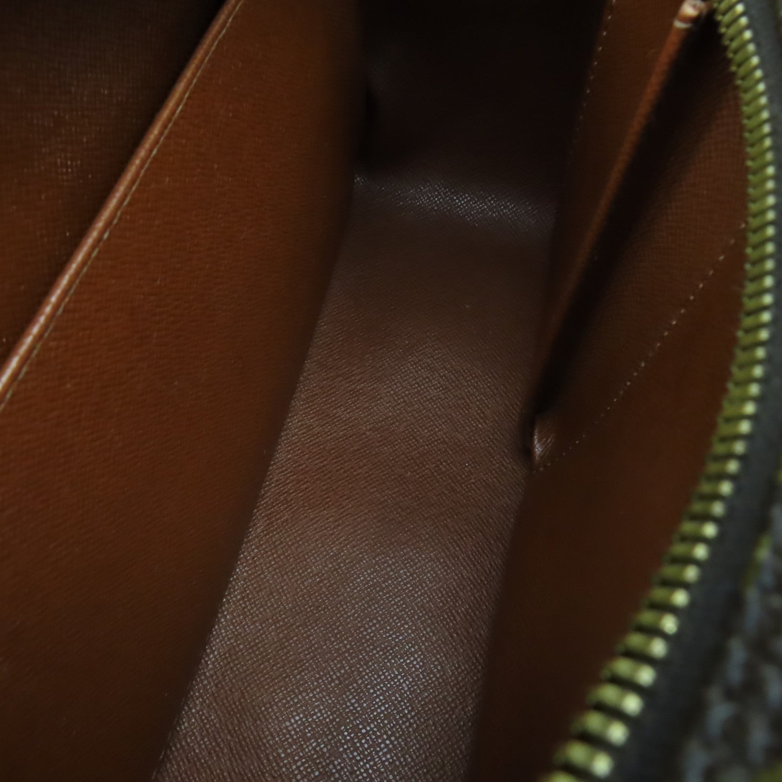 LOUIS VUITTON Monogram Cite MM金扣手挽袋啡色