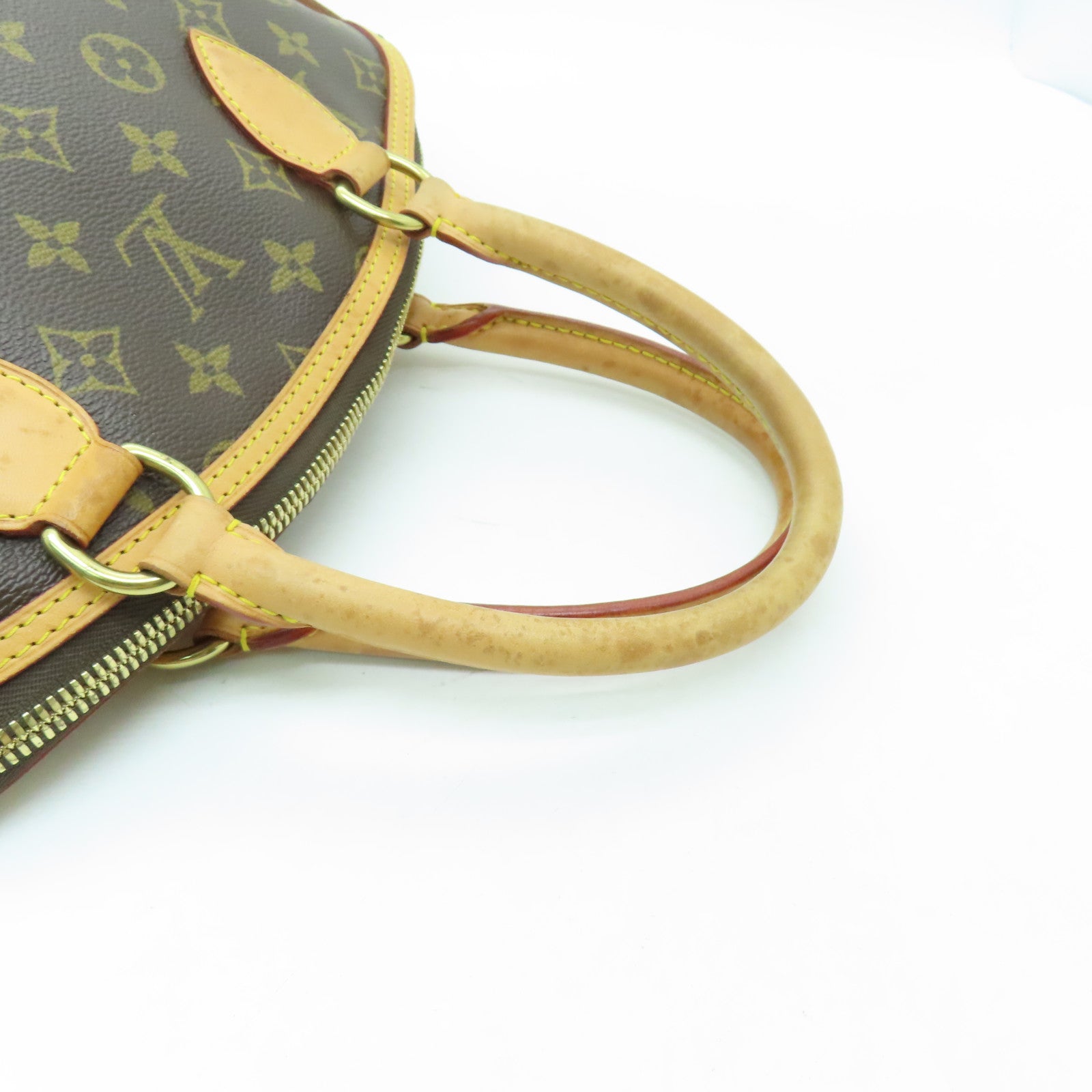 LOUIS VUITTON 【激減優惠】Monogram Lockit Vertical金扣手挽袋啡色