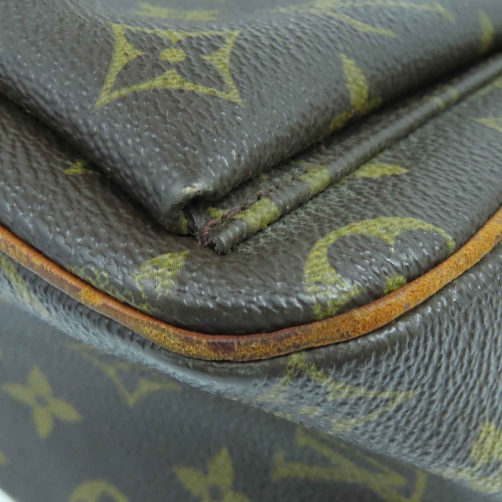 LOUIS VUITTON 【激減優惠】Monogram Viva Cite GM金扣肩背袋棕色